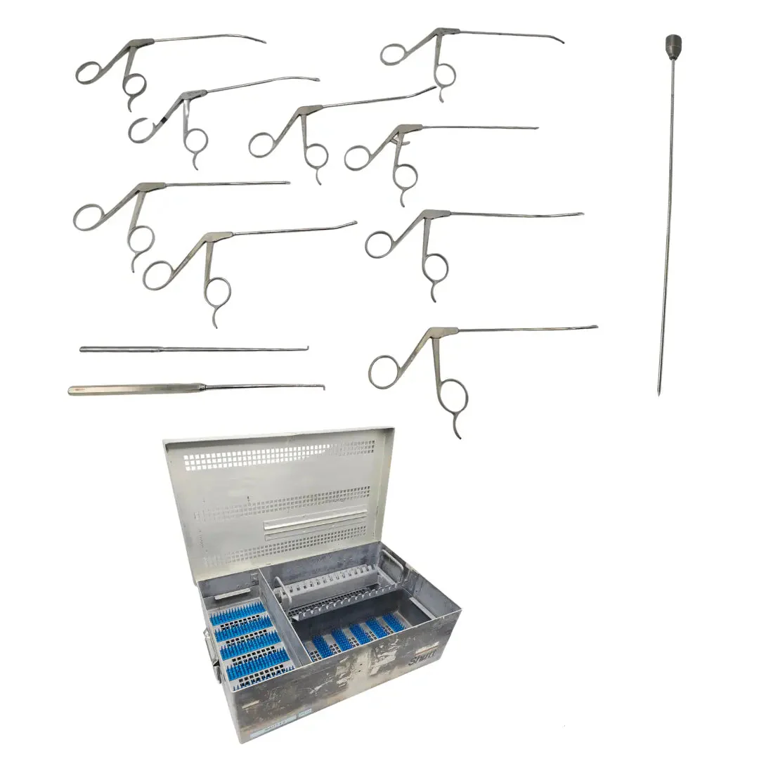 12-Piece ConMed Linvatec SHUTT Arthroscopy Instrument Set w/ Sterilization Case