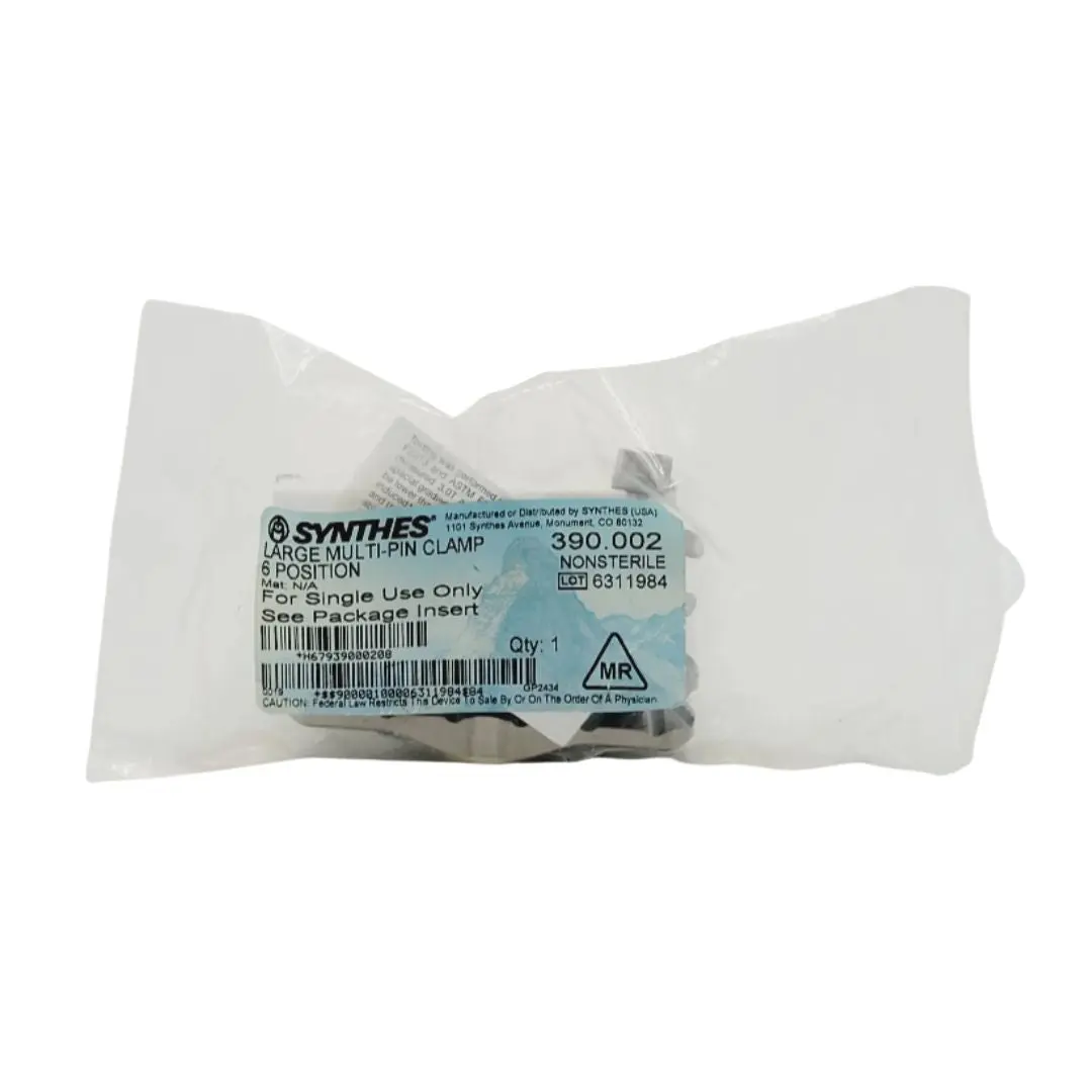 Synthes 390.002 Large Ex-Fix Multi-Pin Clamp 6-Position