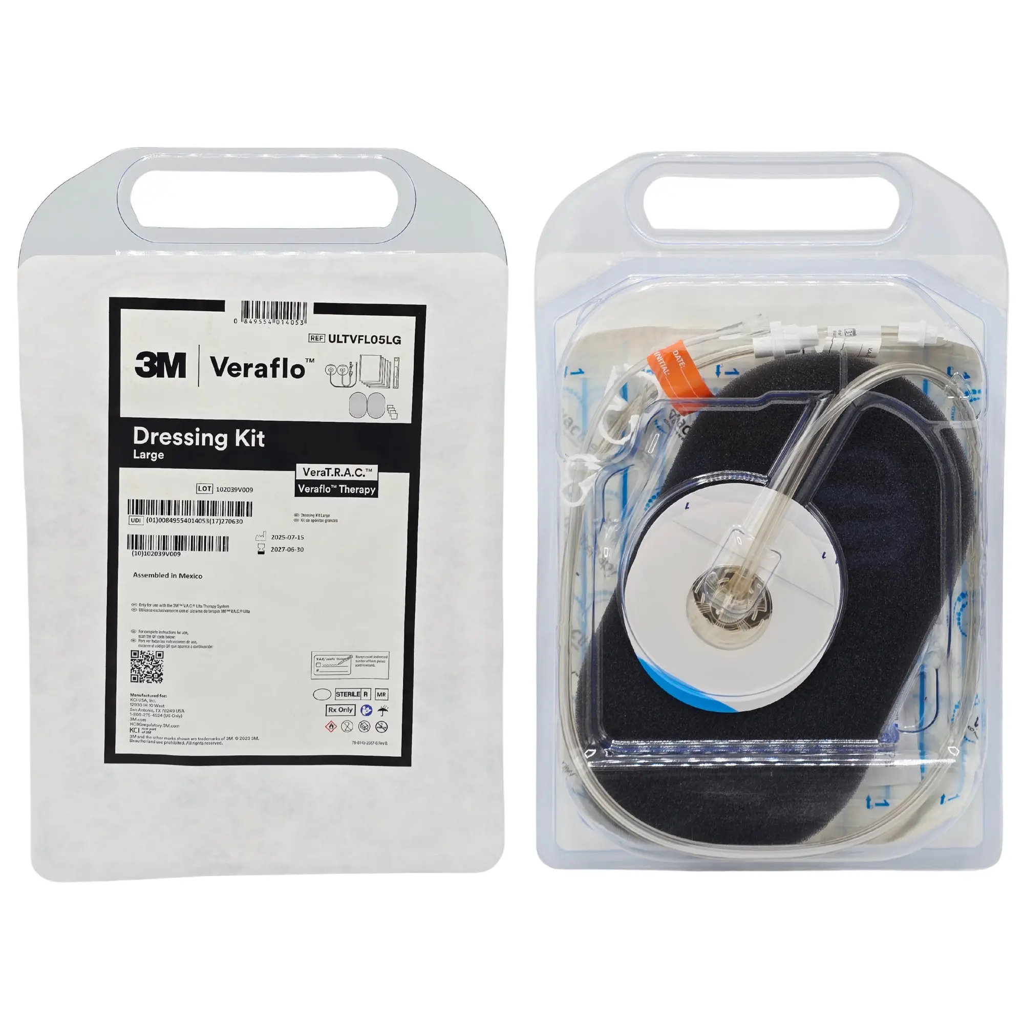 3M KCI ULTVFL05LG V.A.C. Veraflo Dressing - Large, 5/Case