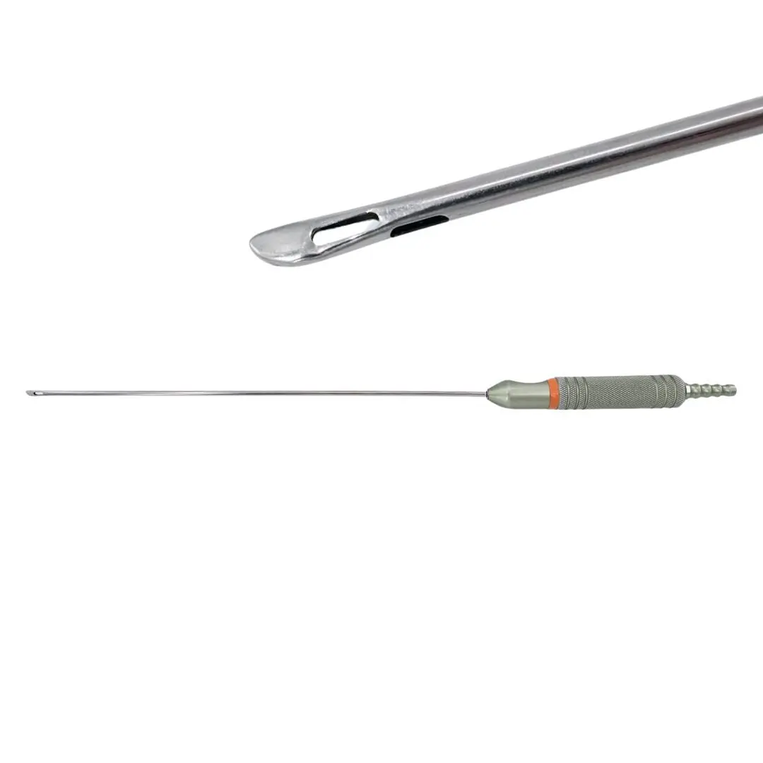 4mm x 35cm Spatula-Type Large Handle Liposuction Cannula 20-3/4"