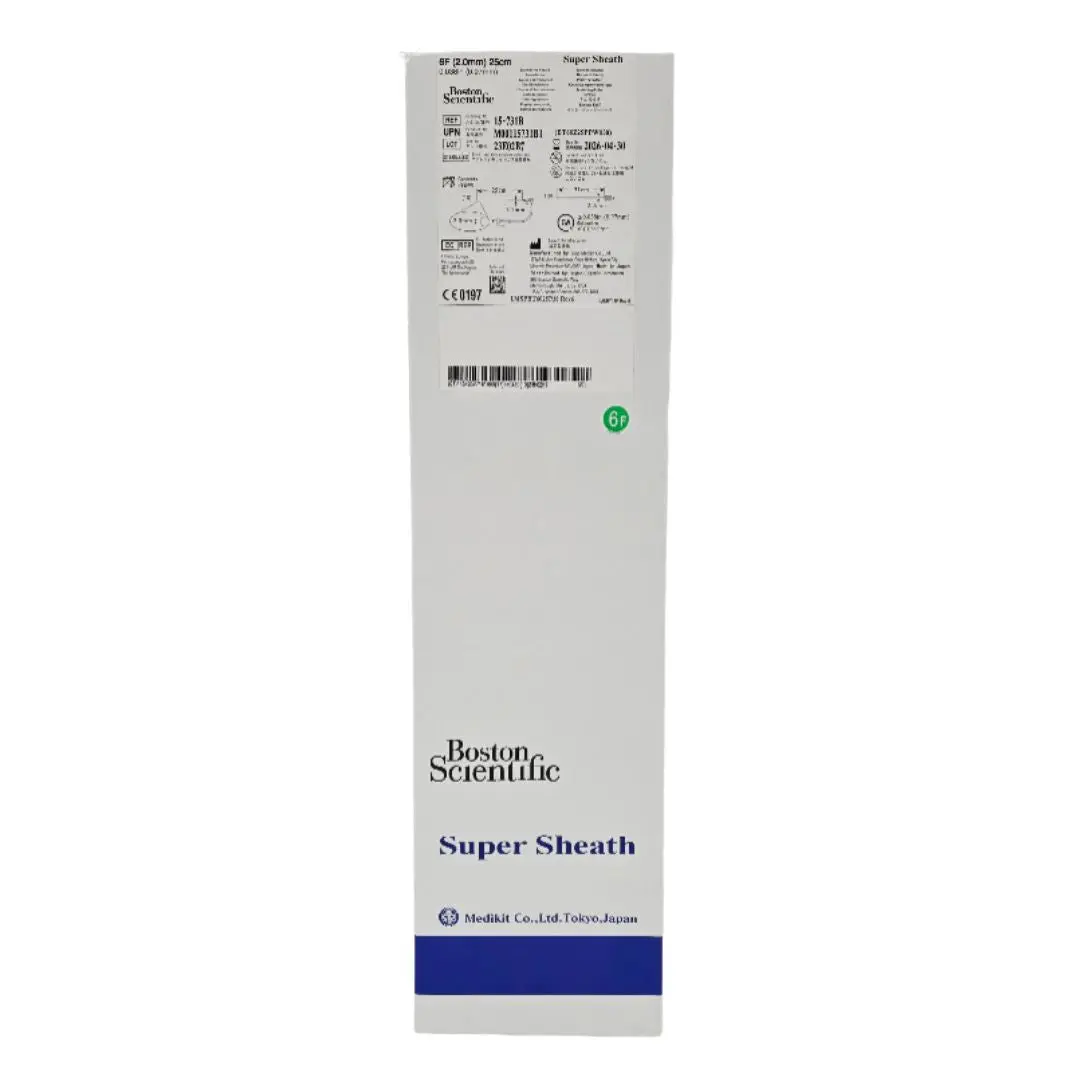 Boston Scientific 15-731B Super Sheath Introducer Sheath 6F x 25cm BX/10