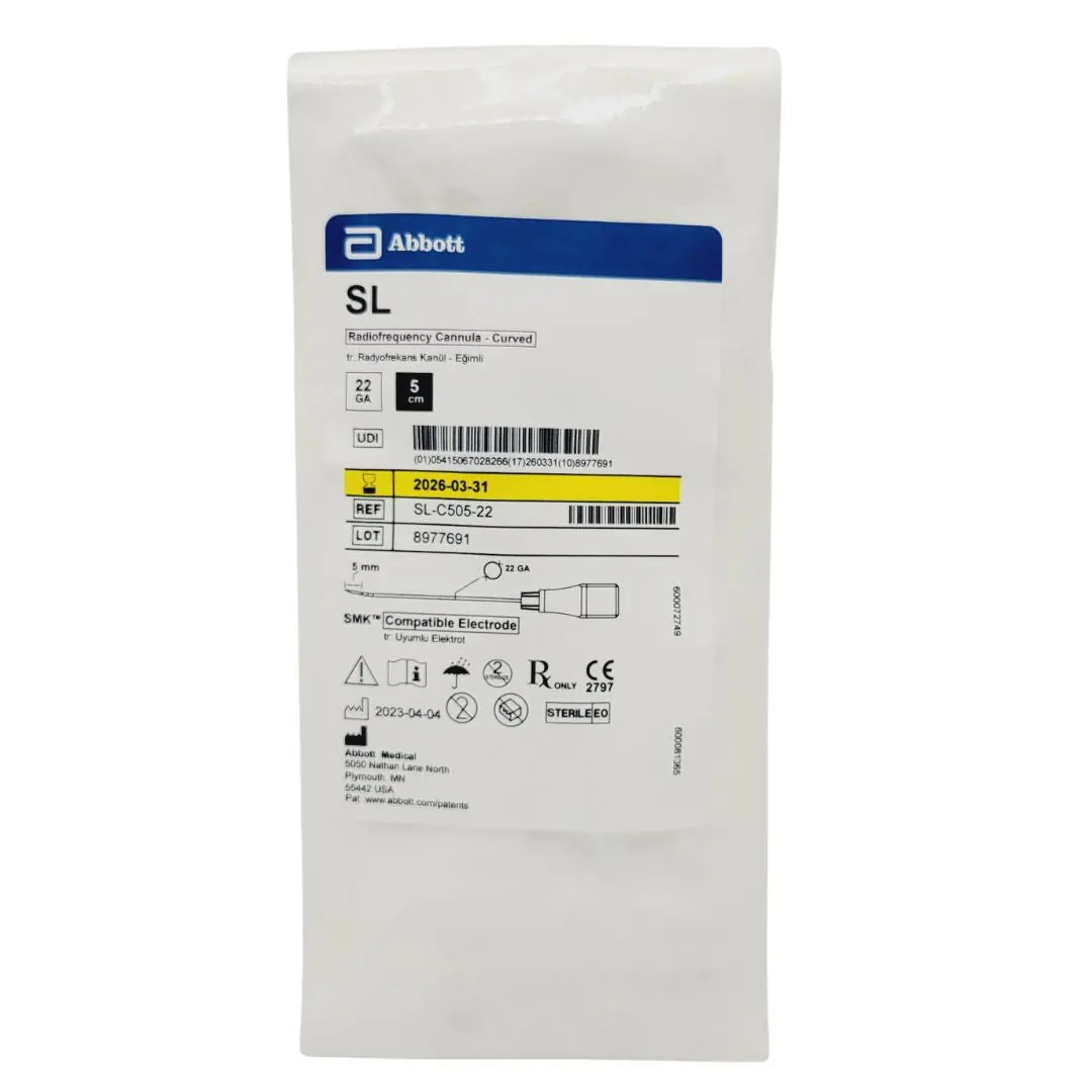 Abbott SL-C505-22 Radiofrequency 5cm 22G Cannula Curved