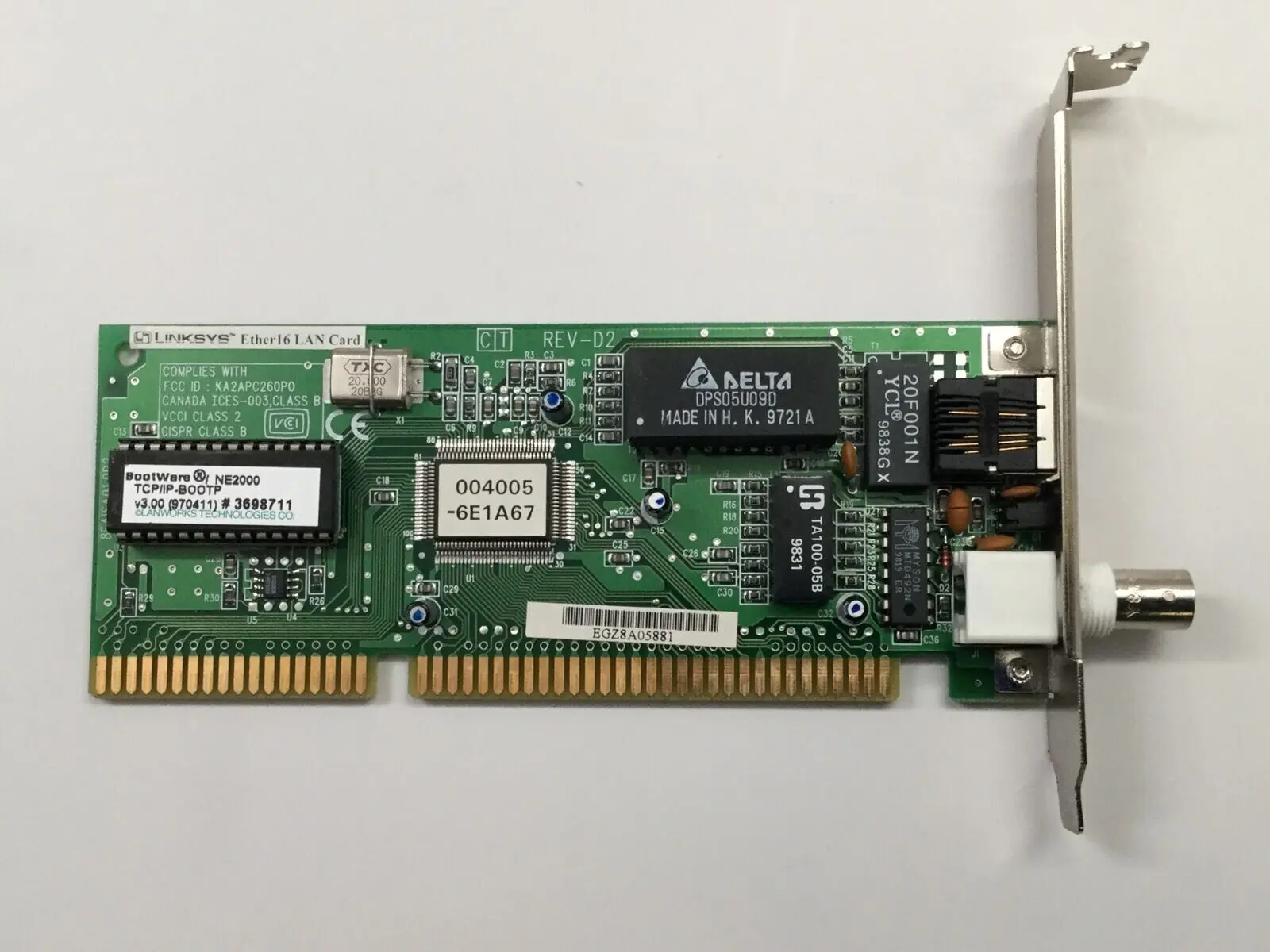 ADAC Camera KA2APC260PO Ether16 LAN Card Medical Imaging Equipment Part – Used - Image 2