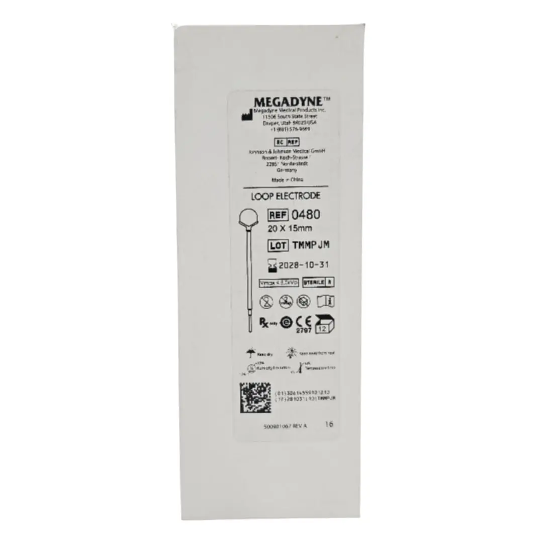 Megadyne 0480 LLETZ Loop Electrode 20mm x 15mm BX/12