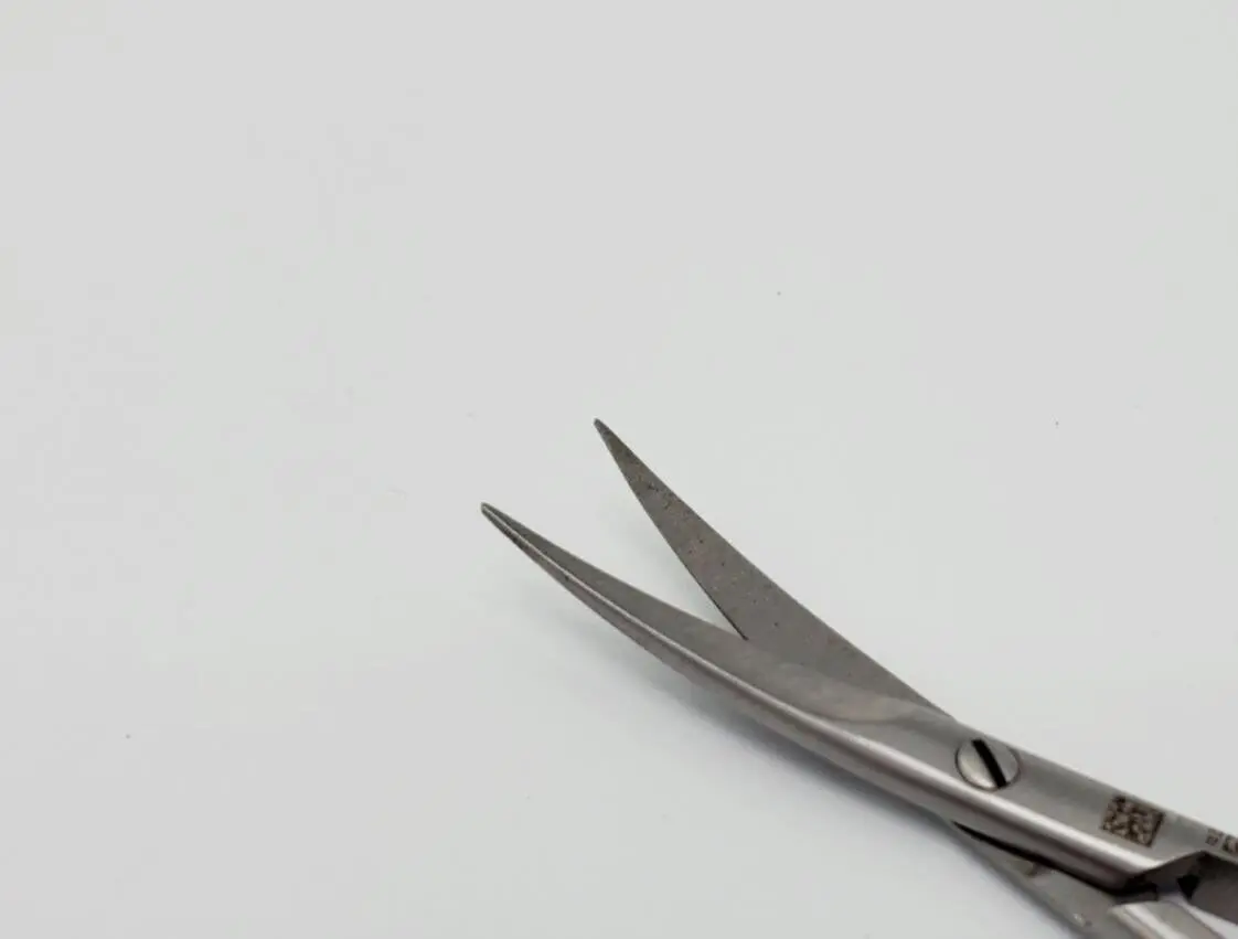 Aesculap BC107R Iris Scissors Curved Sharp Tips 4.5 Inch Ophthalmic - Image 3