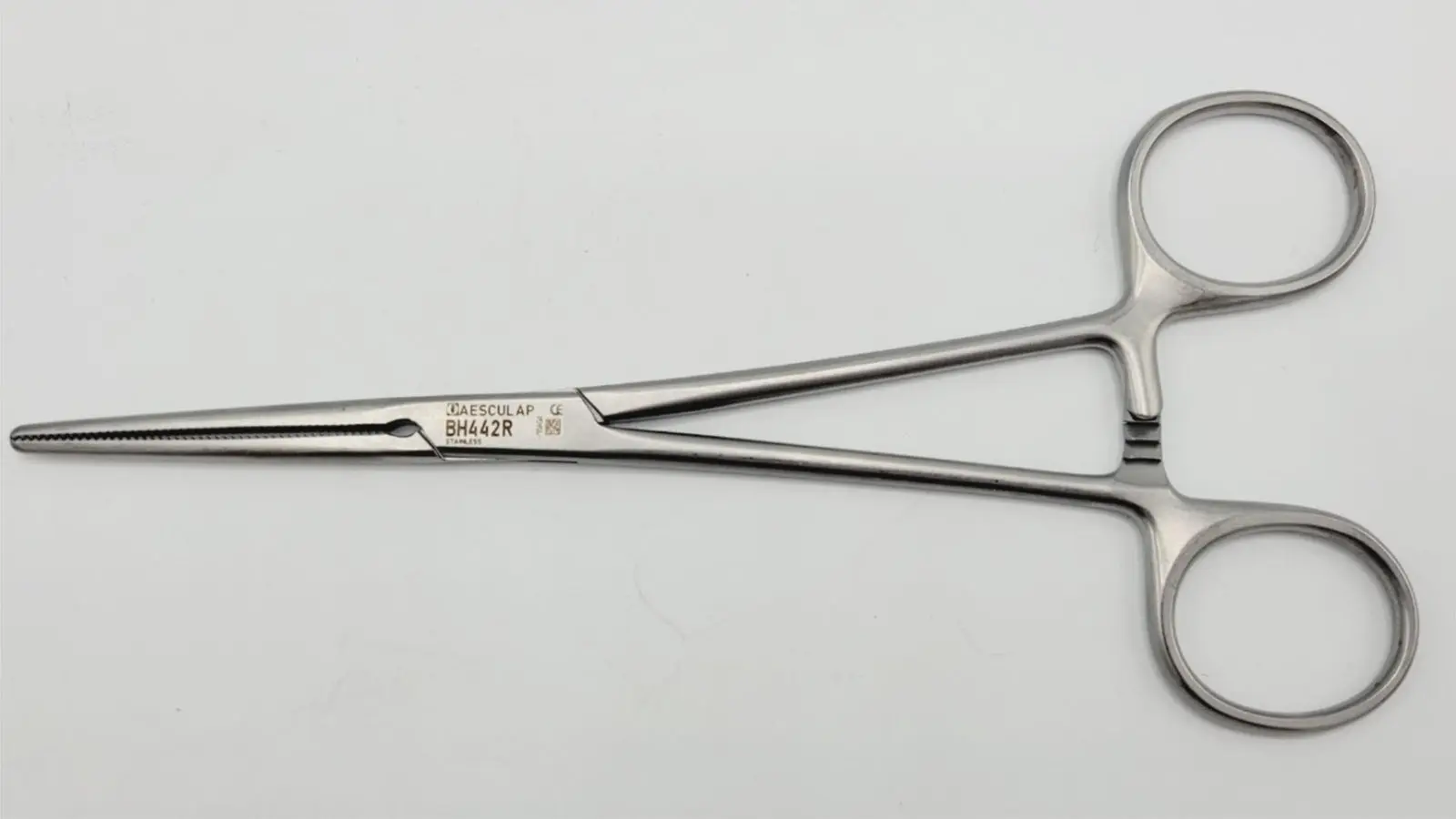 Aesculap BH442R Rochester-Pean Hemostatic Forceps Straight Serrated 6-1/4" Surgical Instrument – Used - Image 2