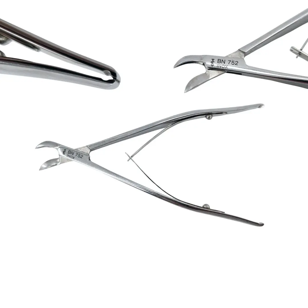 Aesculap BN752 Nasal Cutting Allis Tissue Forceps Double Ended 4.75in