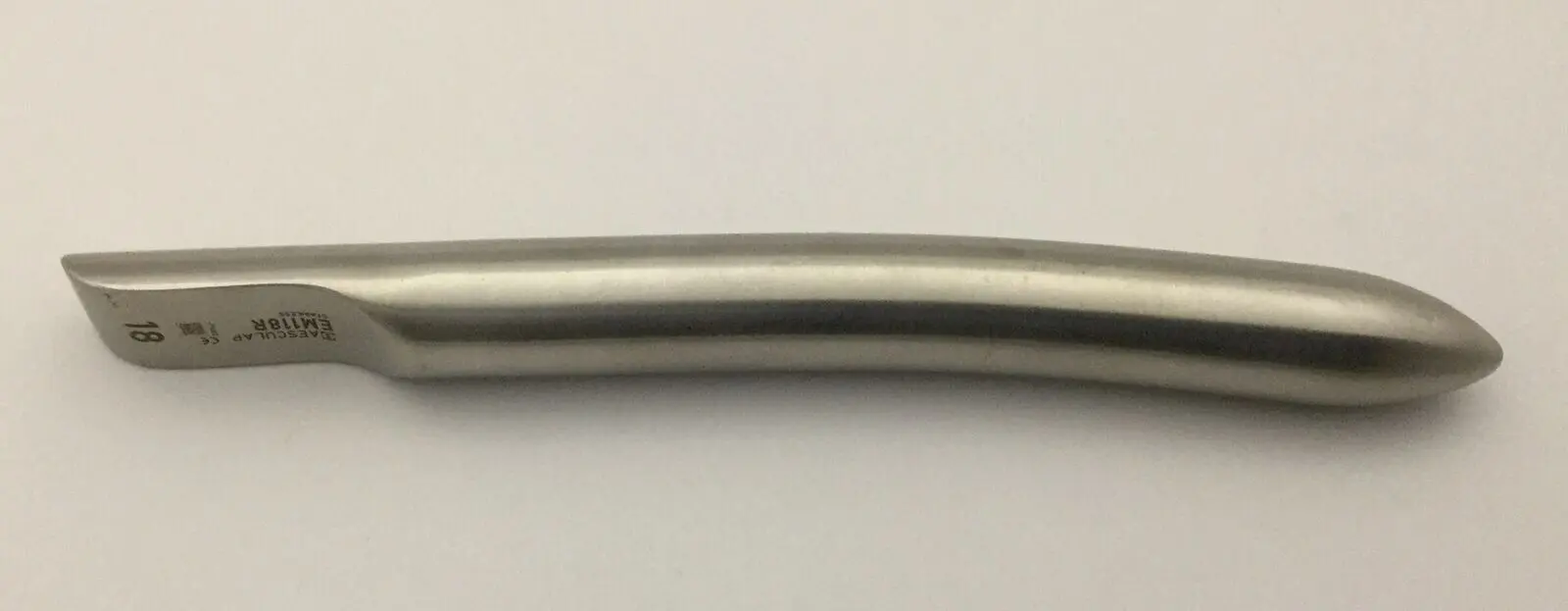 Aesculap EM118R Hegar Uterine Dilator Curved Rigid 18mm x 185mm 7-1/4" – Used - Image 2