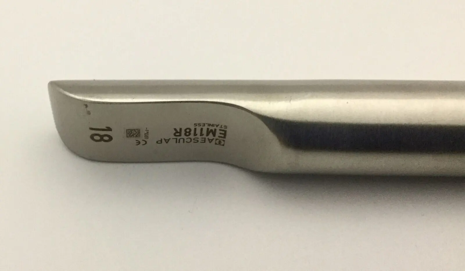Aesculap EM118R Hegar Uterine Dilator Curved Rigid 18mm x 185mm 7-1/4" – Used - Image 3