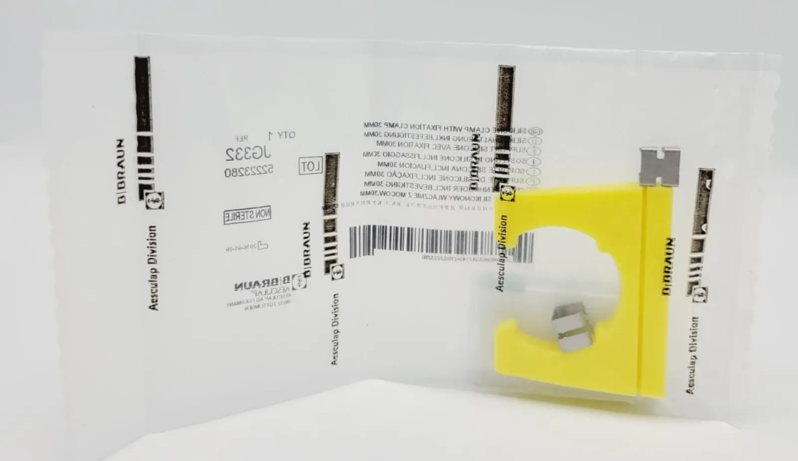 Aesculap JG332 Large Silicone Holder w/ Clamp 1-1/8" New - Image 4
