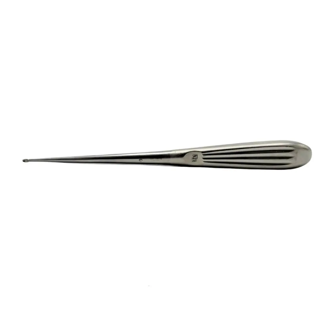 Aesculap MD484 Bruns Bone Curette Straight 8 Inch Orthopedic - Image 2
