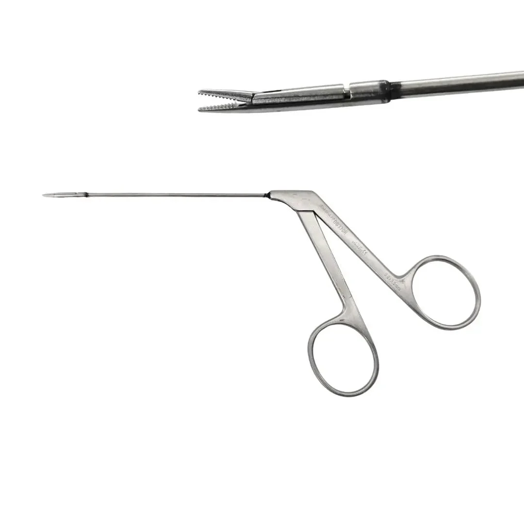 Aesculap OG330R Micro Alligator Grasping Forceps Serrated ENT 6"