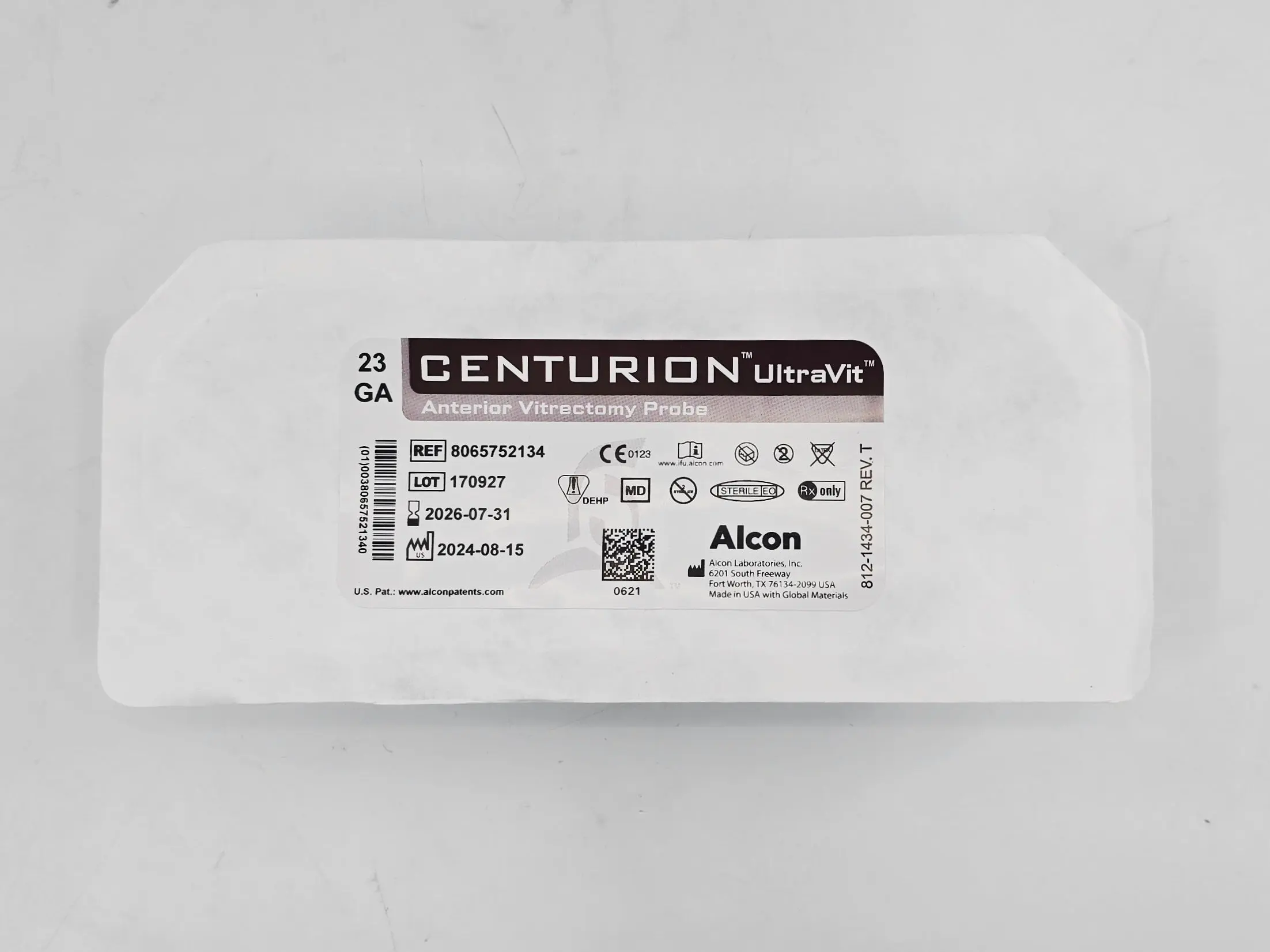 Alcon 8065752134 Centurion UltraVit Anterior Vitrectomy Probe 23G 1/EA - Image 2