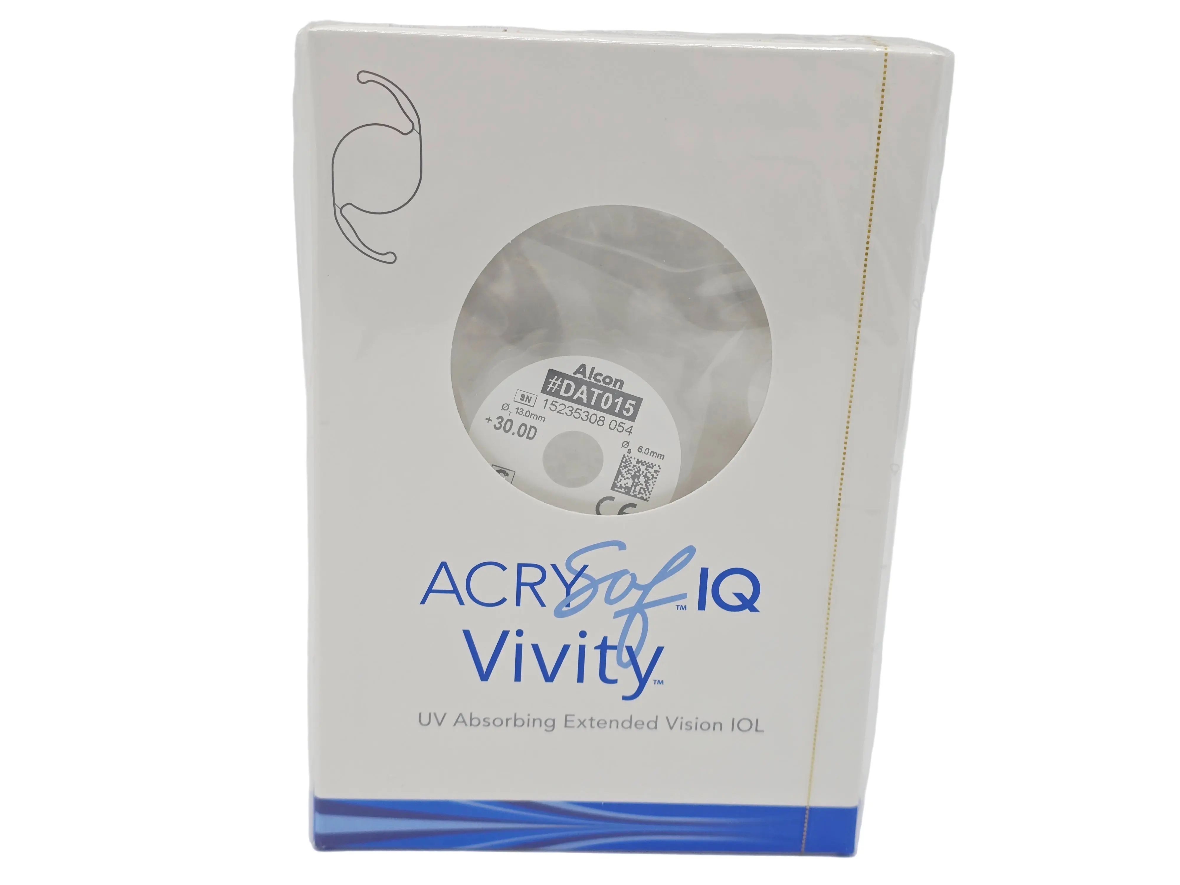 Alcon DAT015.300 Size C Aspheric Foldable Acrylic IOL UV Absorbing Sterile