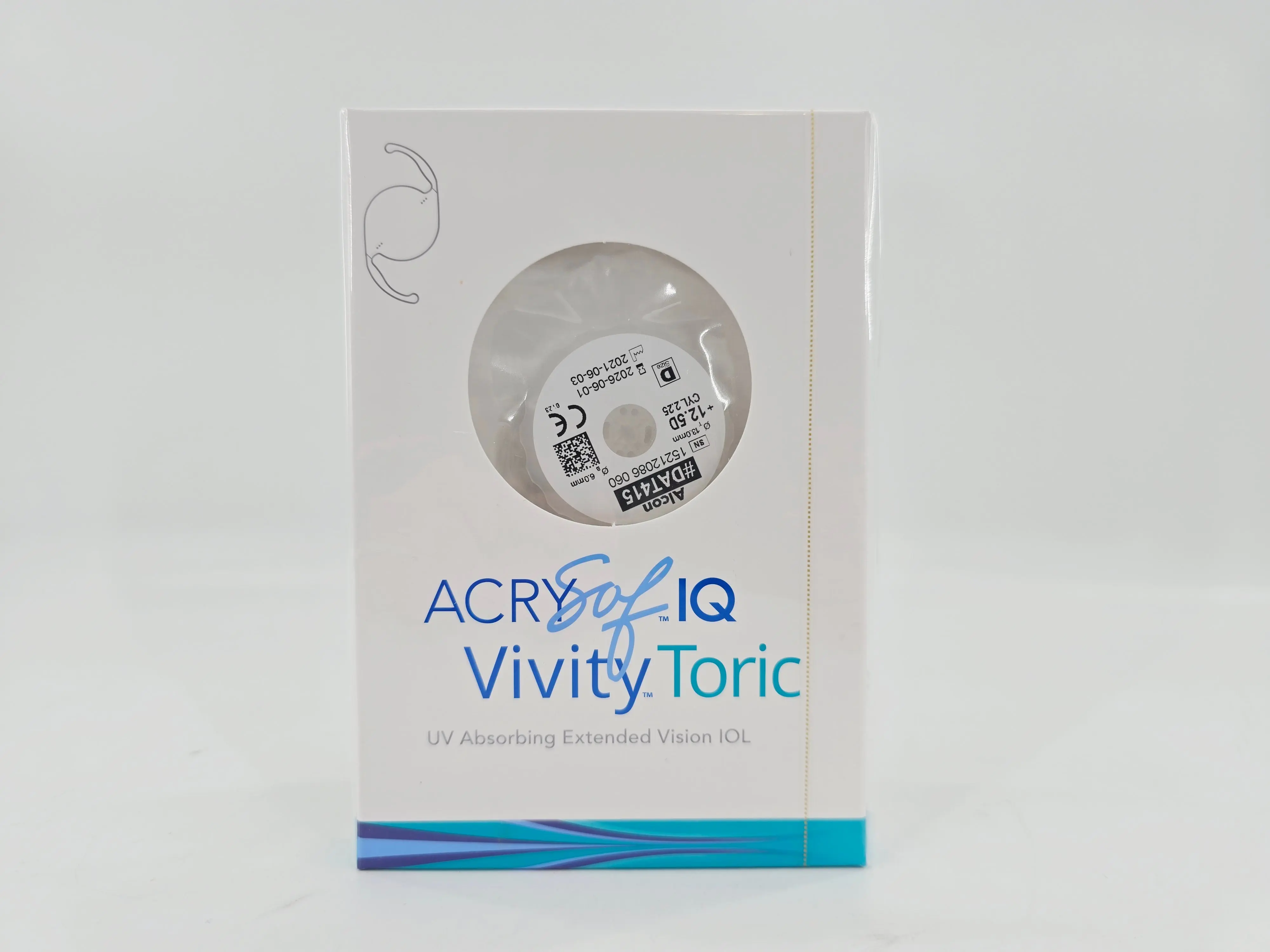Alcon DAT415.125 AcrySof IQ Vivity Toric UV Absorbing Extended Vision IOL +12.5 D Size D 1/EA - Image 2