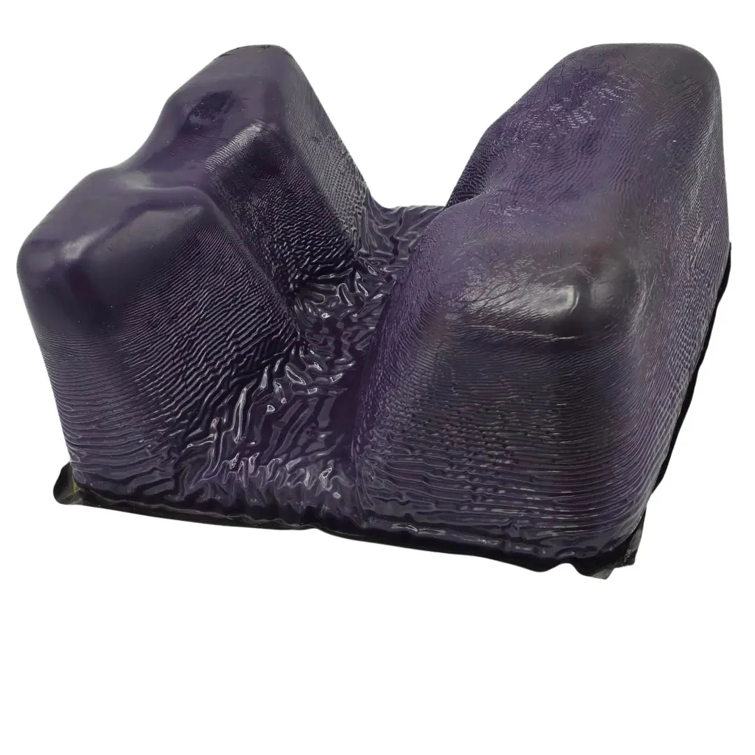 Alimed Purple Gel Surgical Patient Positioner Pad Dual Contour 10.5x9x5
