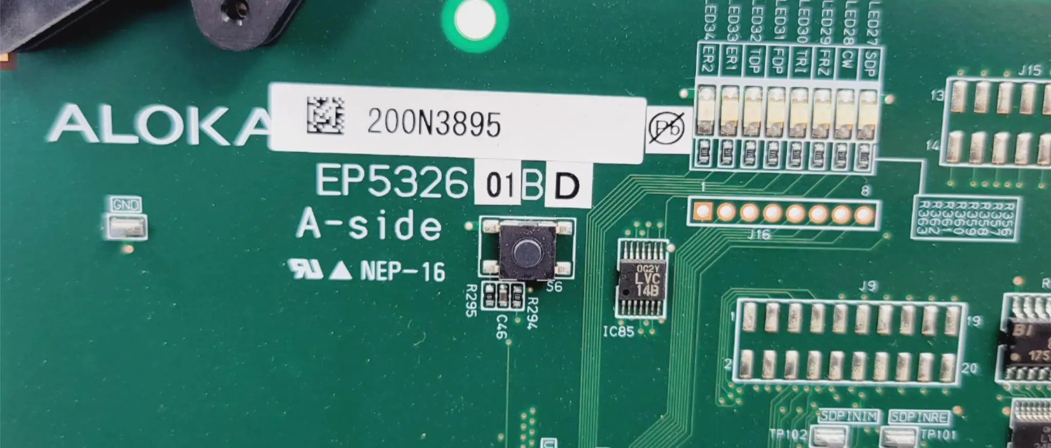 Aloka EP532601 BD Beam Processor Board Assembly from a Aloka Alpha 10 Pro Sound - Image 2