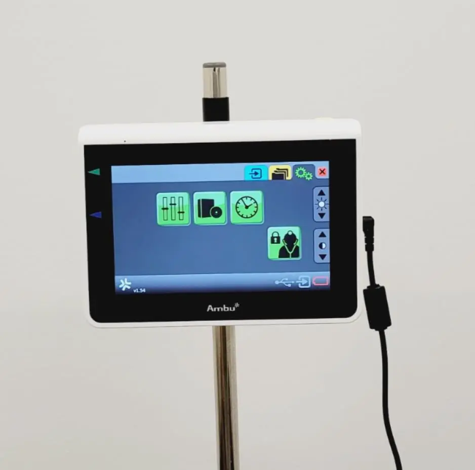 Ambu FMP030-REAM aView Pulmonary Endoscopy System w/ Power Adapter Rolling Stand - Image 3