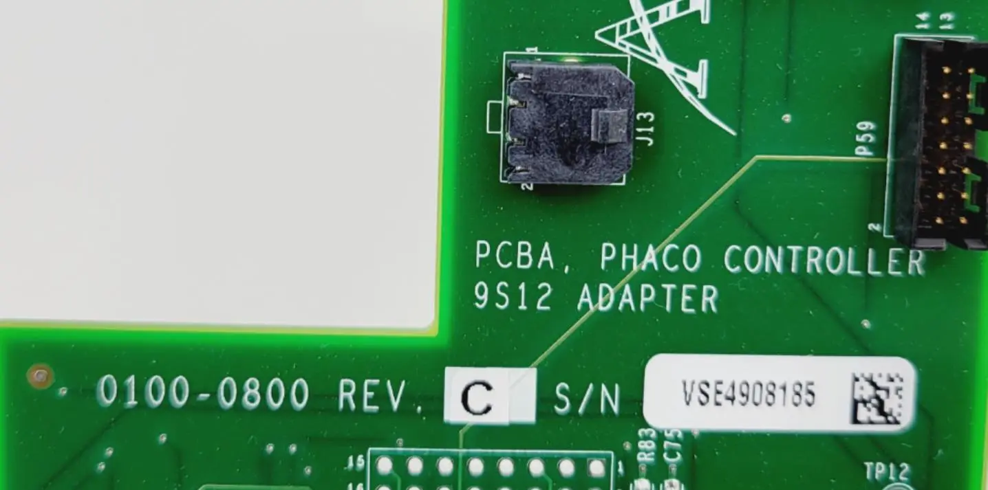 AMO 0100-0800 Rev C PCBA Phaco Controller Board from a Whitestar Signature Phaco - Image 2