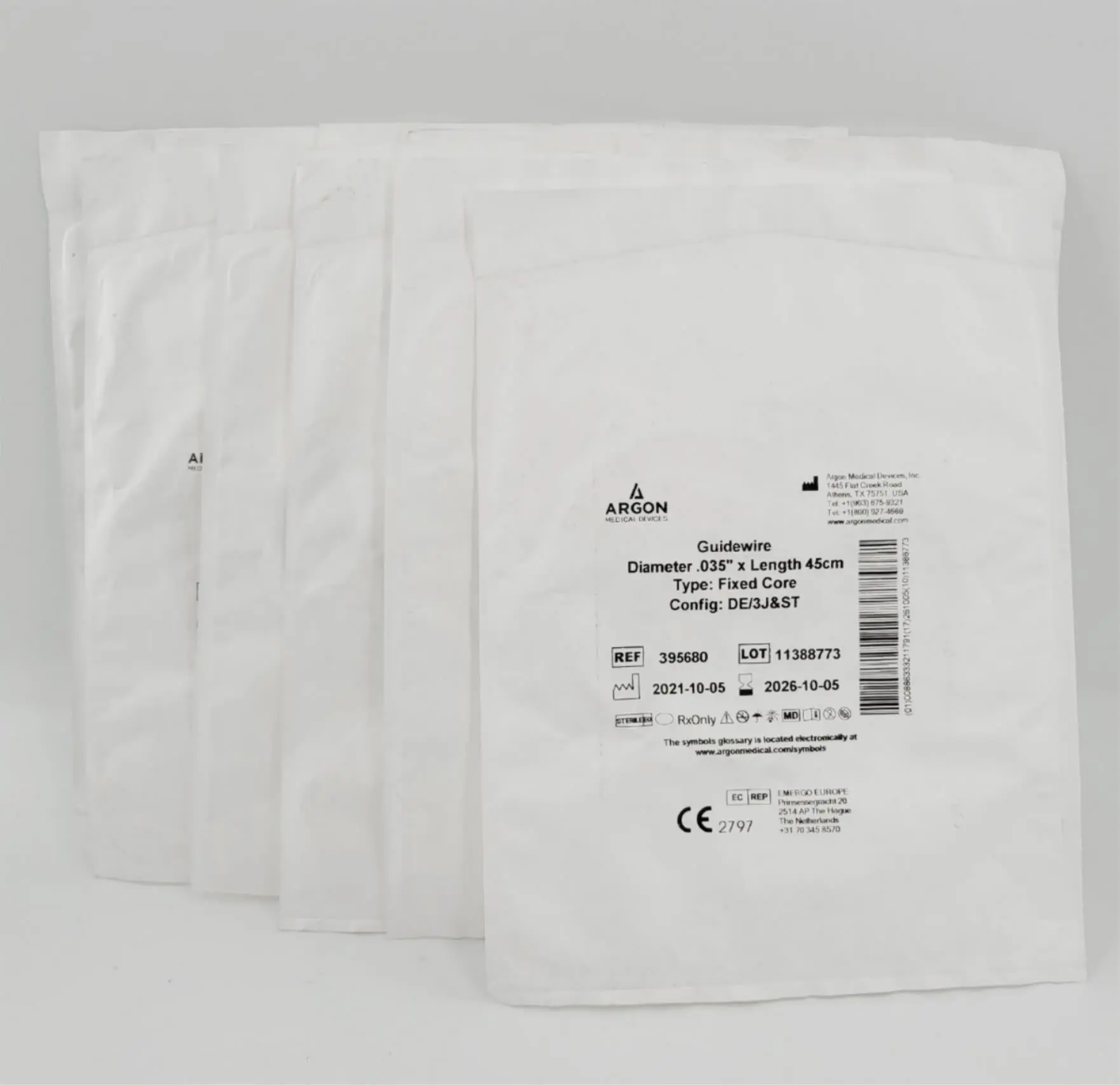 Argon Medical 395680 Guidewire Diameter .035" x Length 45cm Fixed Core 10PK - Image 5