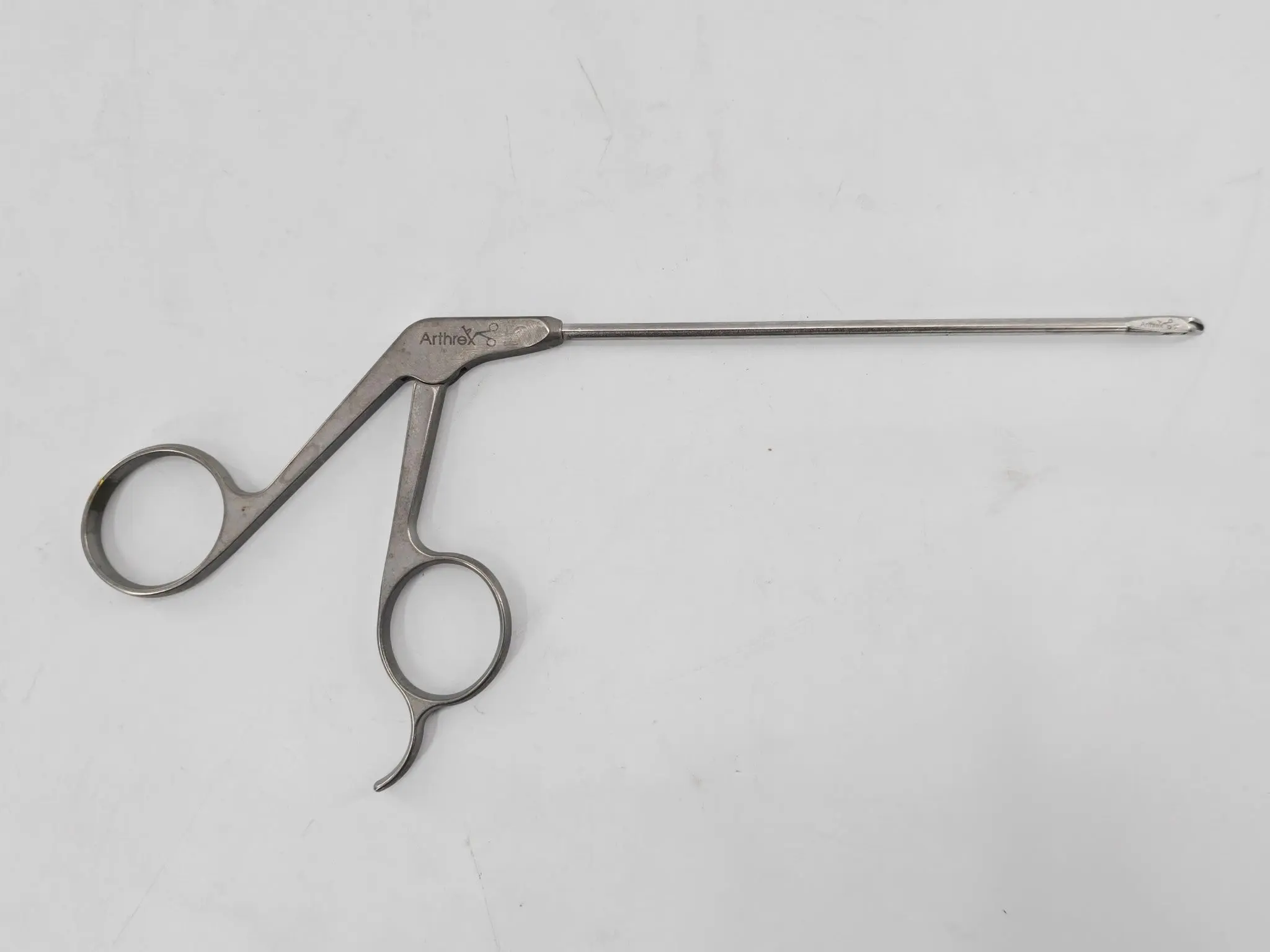 Arthrex AR-12590 Retriever Forceps Ø3.4mm 45° Left Arthroscopy 8-3/4" - Image 2