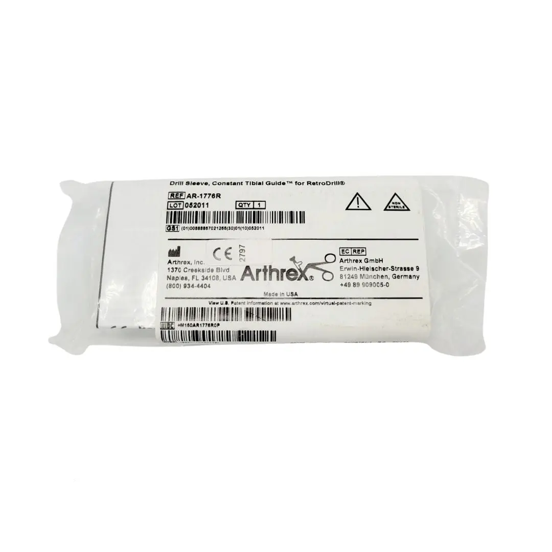 Arthrex AR-1776R Drill Sleeve, Constant Tibial Guide for RetroDrill 4-1/2" NEW