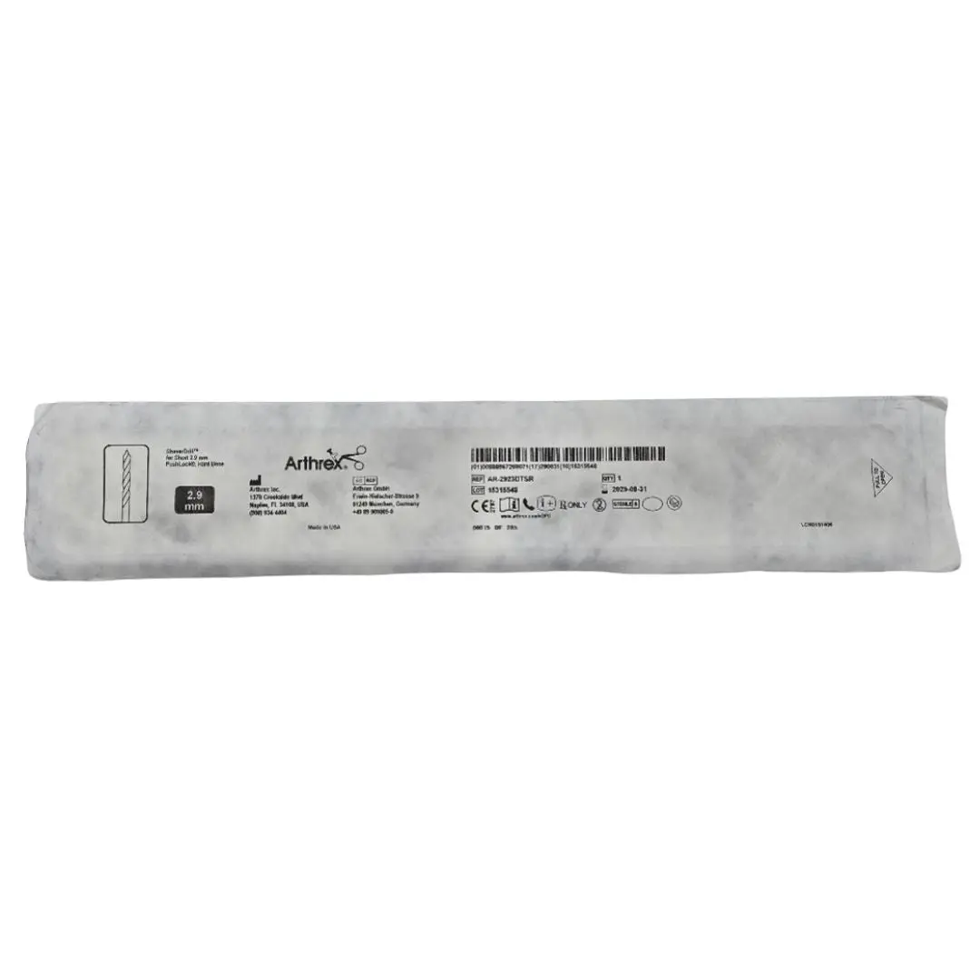 Arthrex AR-2923DTSR 2.9mm ShaverDrill for Short 2.9mm PushLock Hard Bone