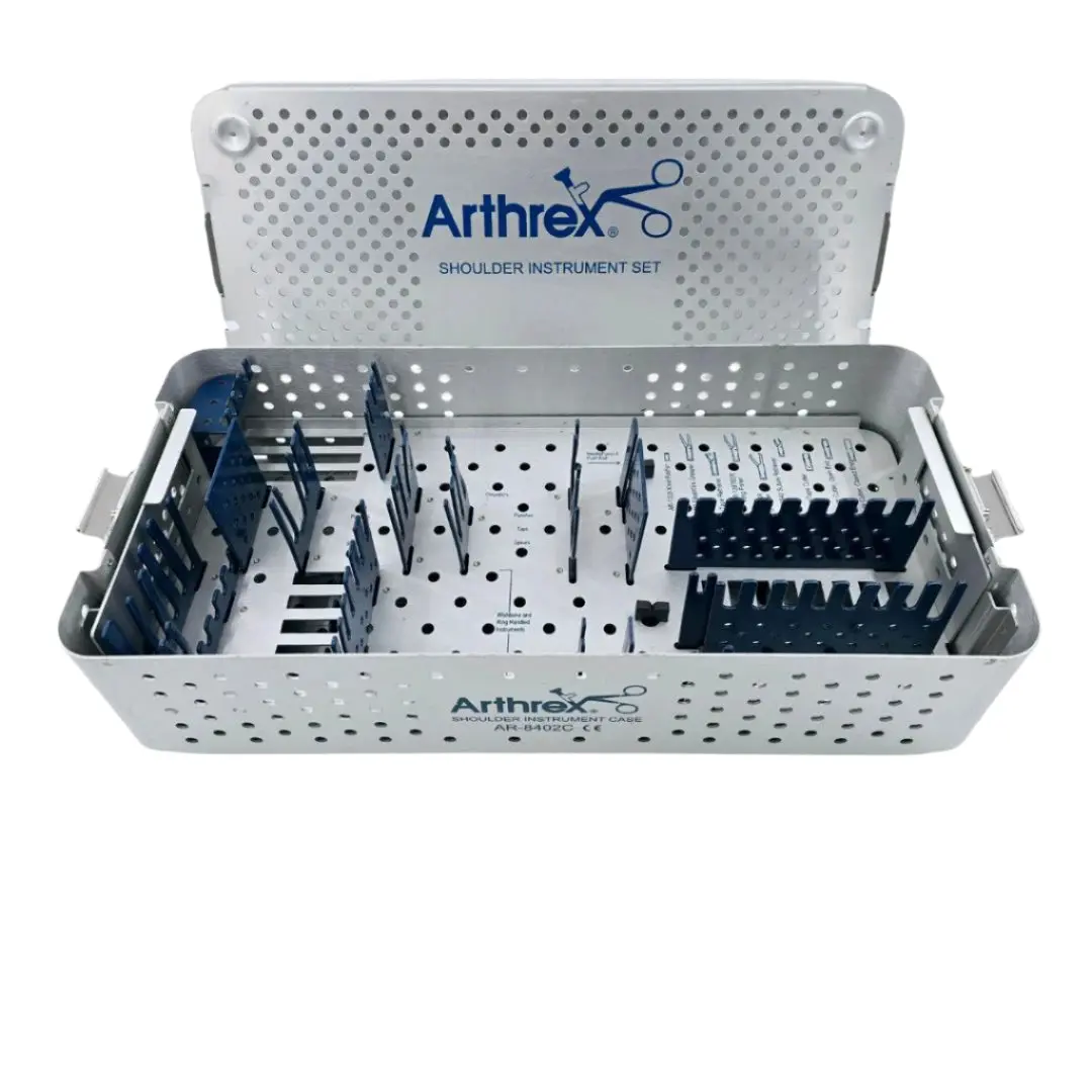 Arthrex AR-8402C Shoulder Instrument Set Sterilization Case Arthroscopy 21"