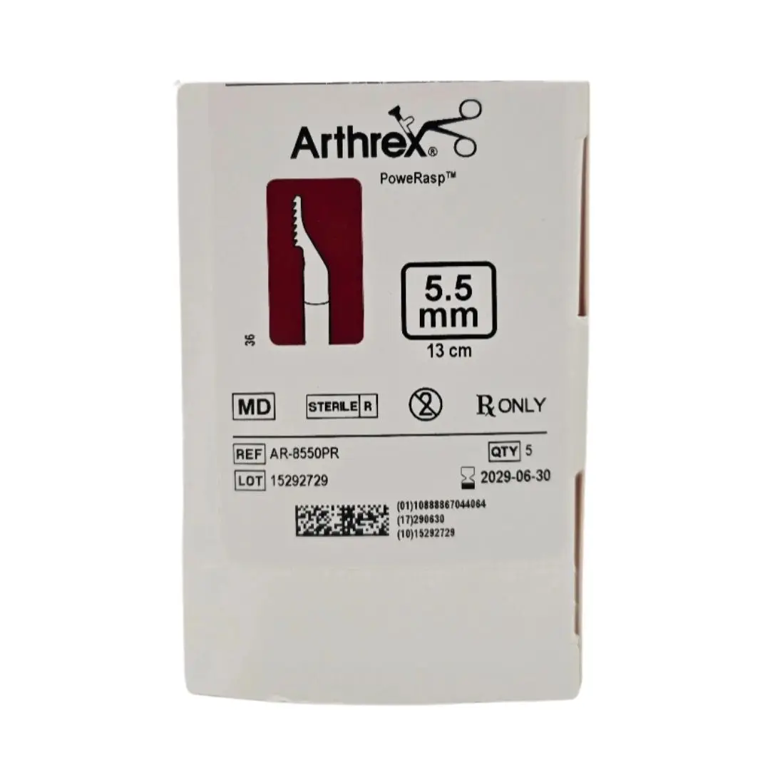 Arthrex AR-8550PR CoolCut PoweRasp 5.5mm x 13cm BX/5
