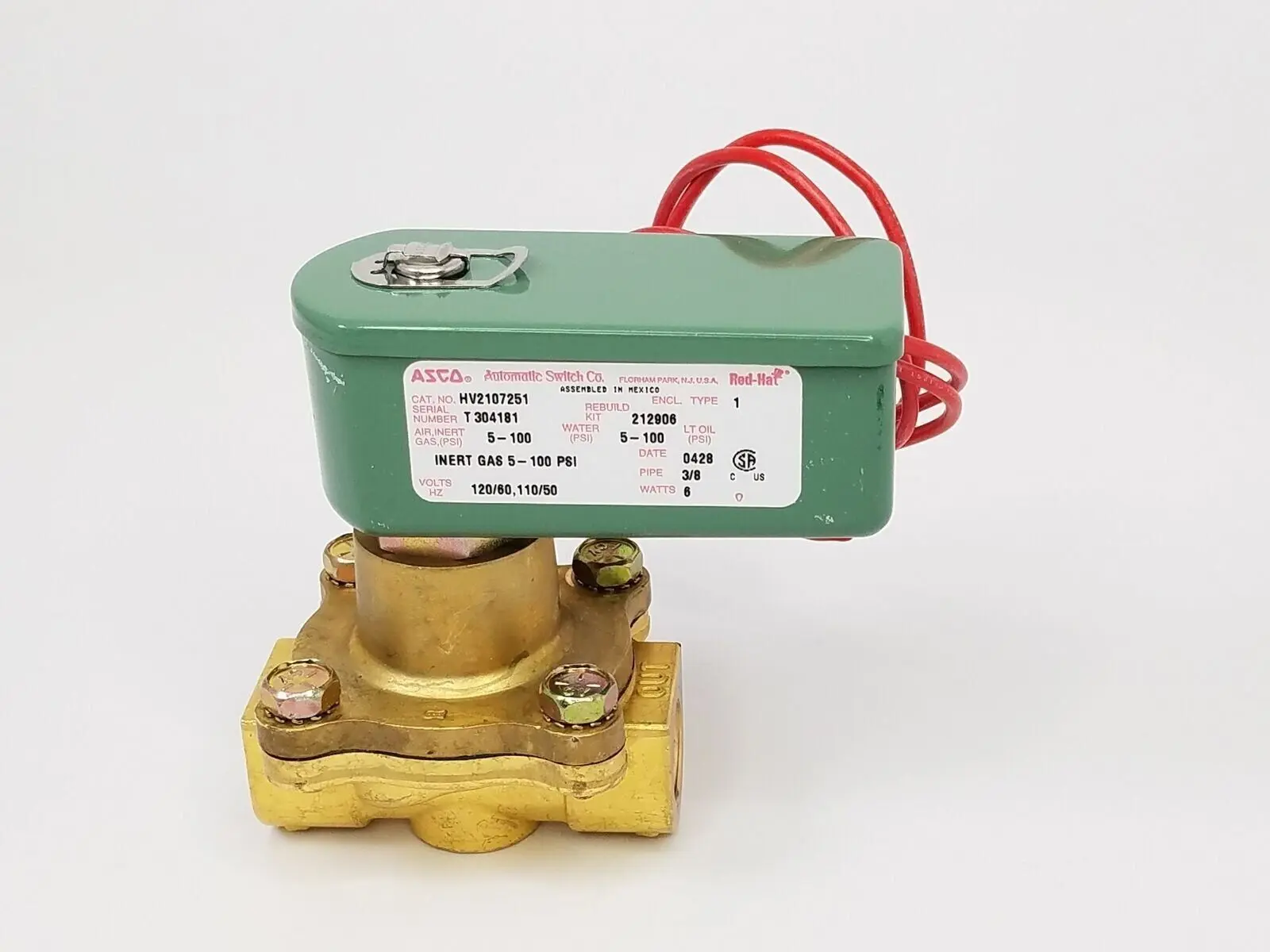 Asco P83263-002 4-Way Solenoid Valve 3/8" NPT - Image 2