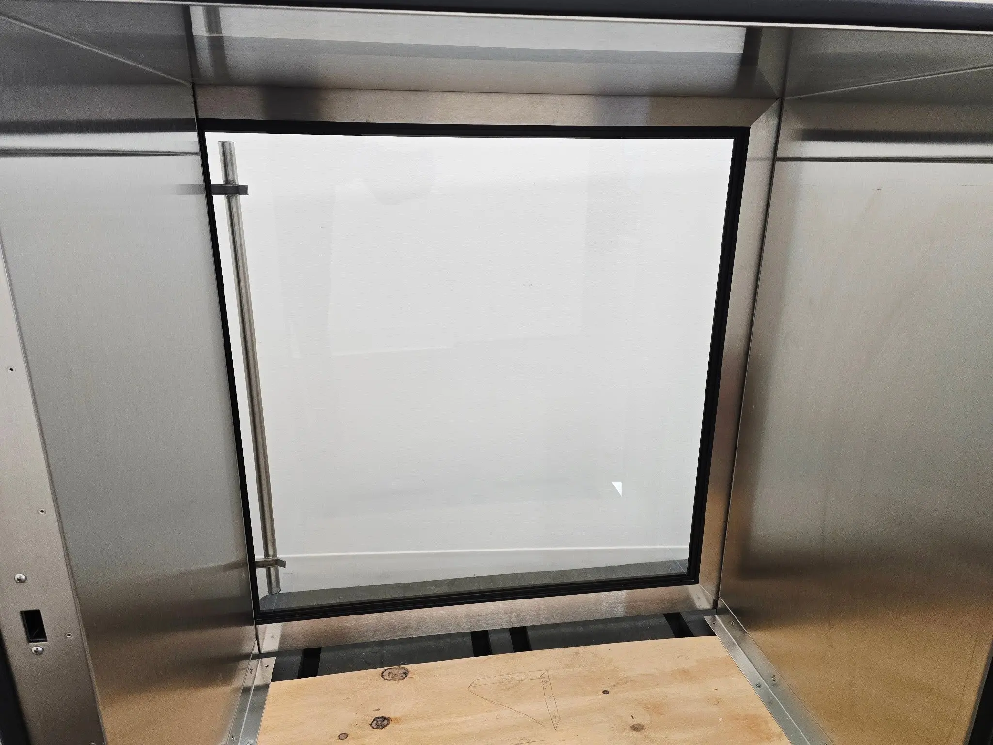 Atmos Stainless Steel Pass-Through Cabinet Interlocking Glass Doors 44x30x45 - Image 11