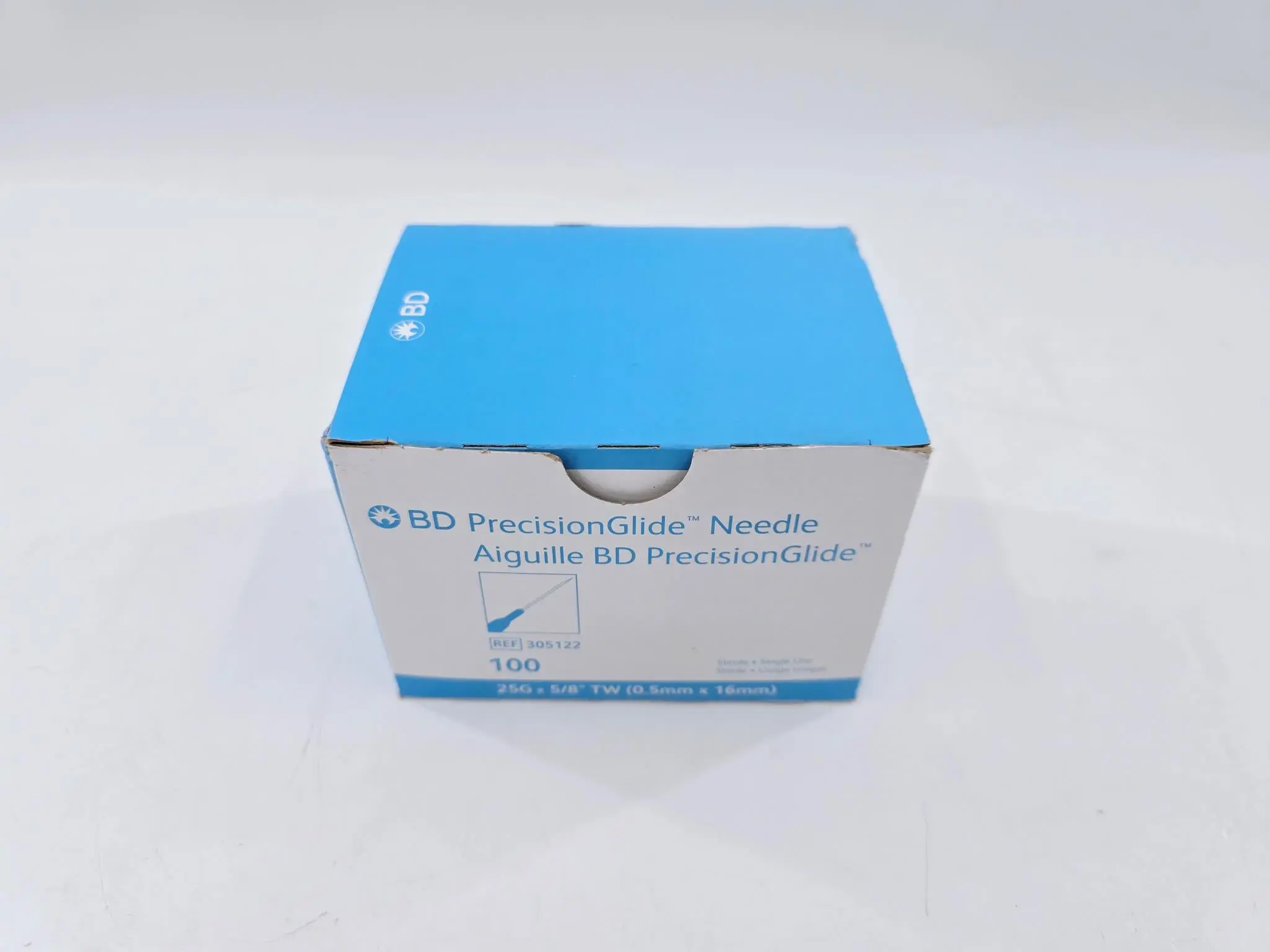 BD 305122 PrecisionGlide Needle 25G x 5/8" TW Box Of 100 - Image 2