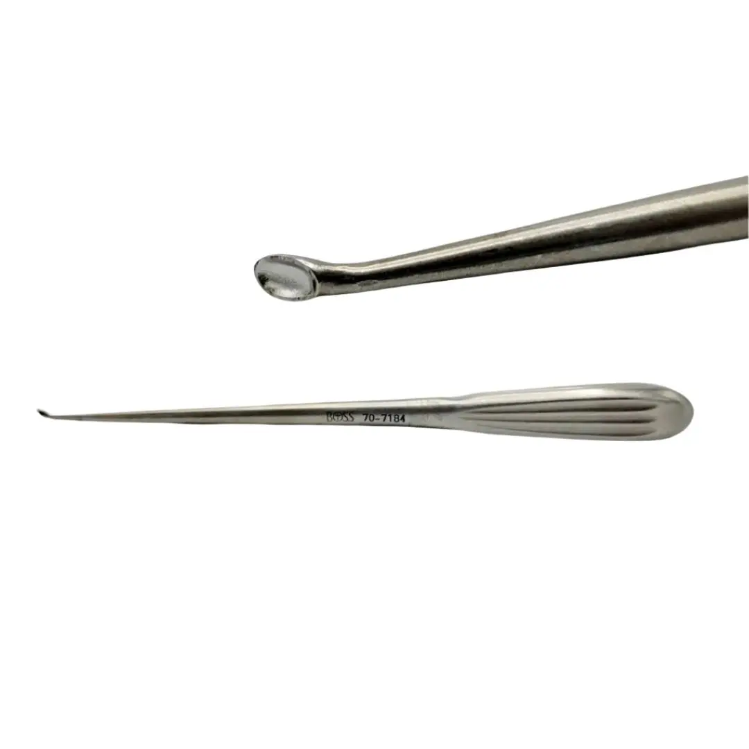 Boss 70-7184 Spinal Fusion Curette 9 Inch Reverse Angled Size 0
