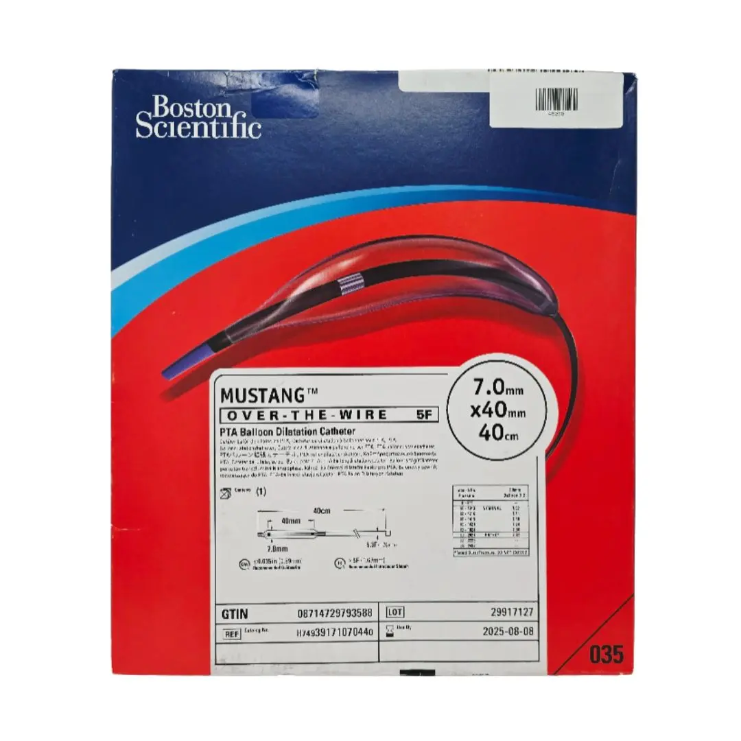 Boston Scientific H74939171070440 Mustang OVER-THE-WIRE 5F 7.0mm x 40mm x 40cm PTA Balloon Dilatation Catheter