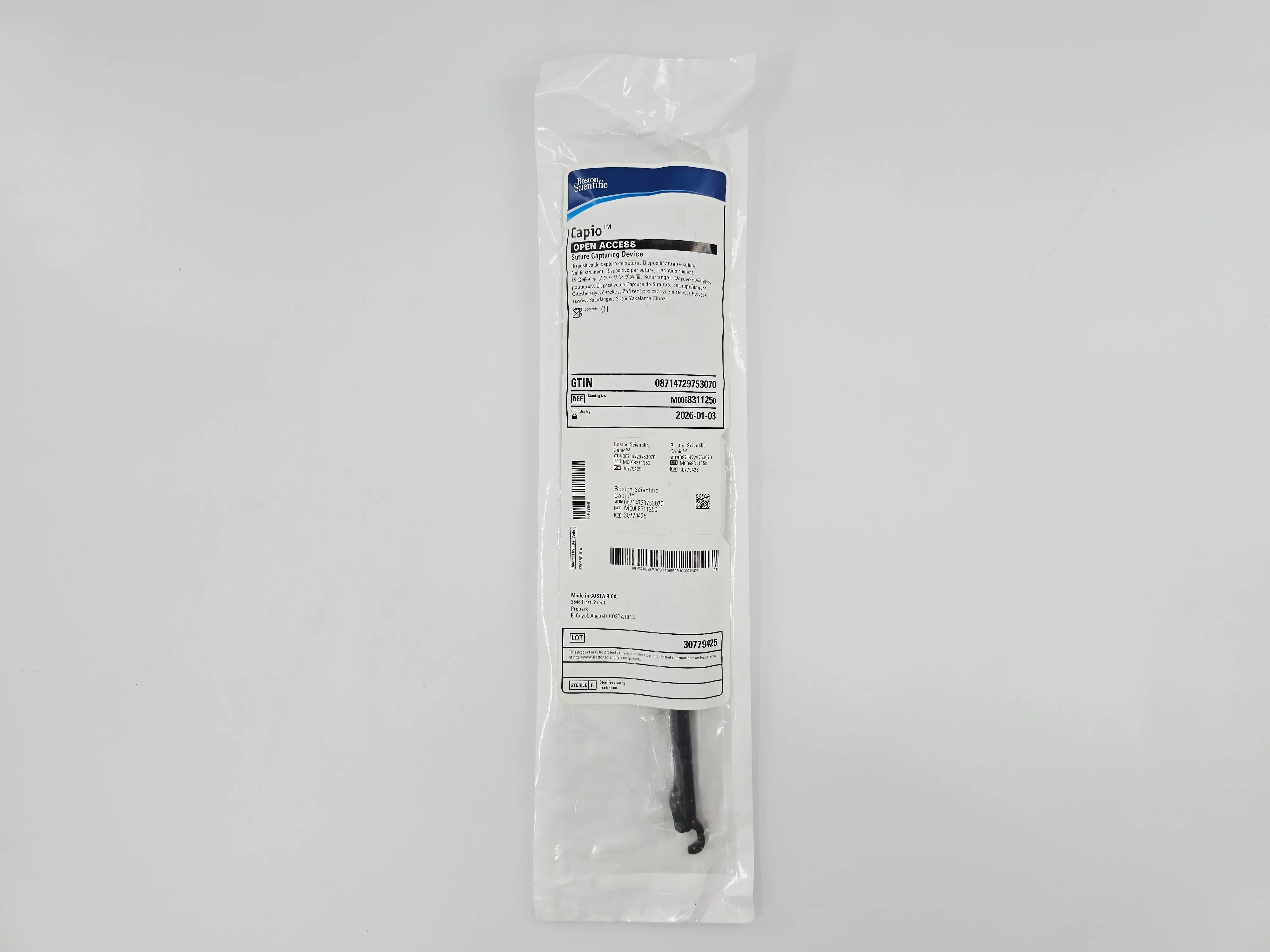 Boston Scientific M0068311250 Capio Open Access Suture Capturing Device - Image 2