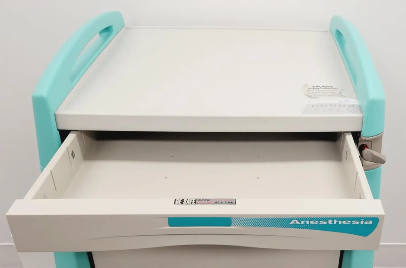 Capsa Solutions LTC Medication Anesthesia Cart Standard 6 Drawer w/ Lock System - Image 5