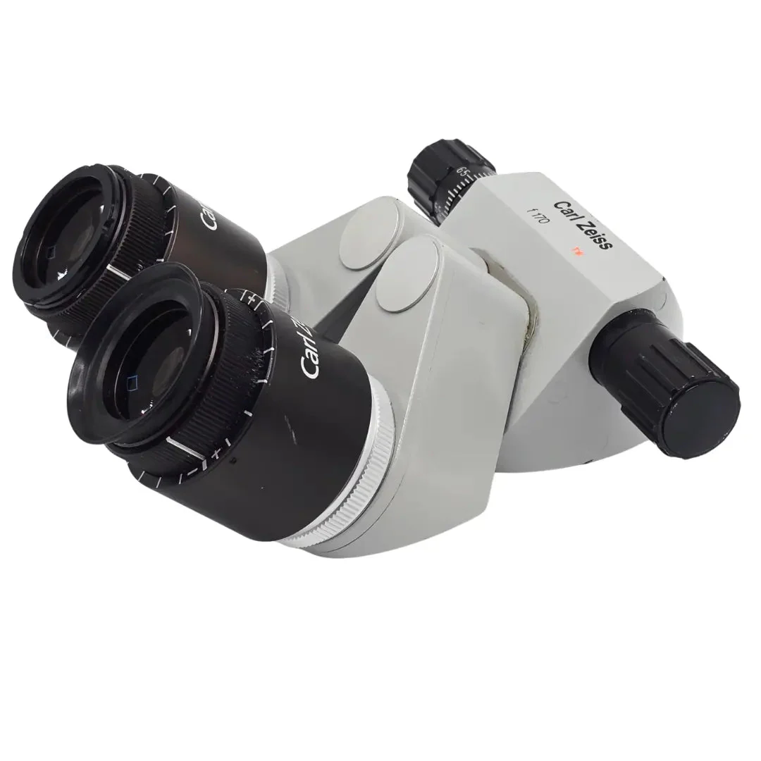Carl Zeiss f=170 Binocular Microscope Head w/ 10x/21B Eyepieces