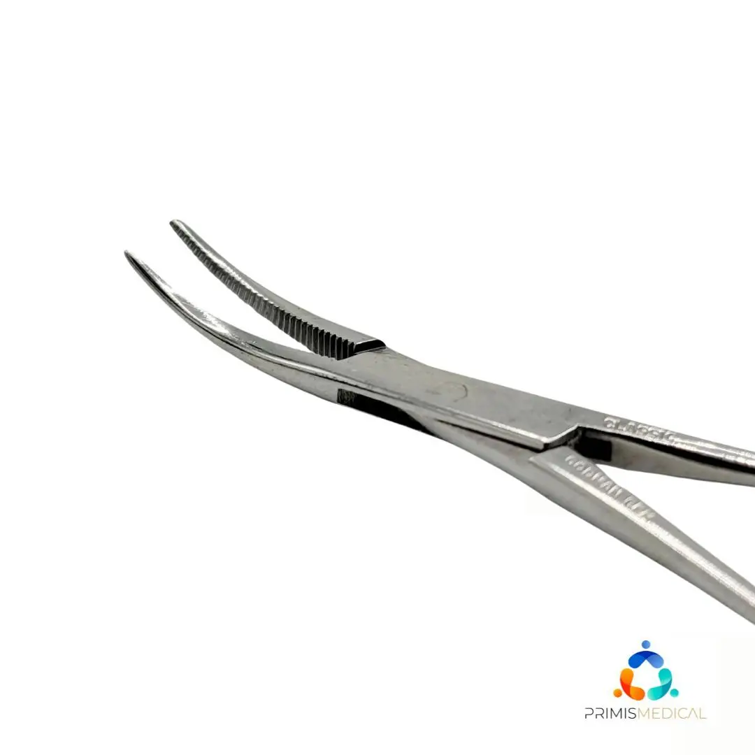 Codman 33-3901 Halsted Mosquito Forceps Curved 3-3/4" Reusable Surgical Instrument – Used - Image 2