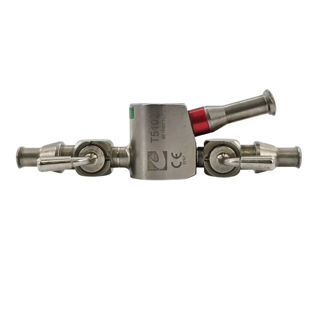 ConMed Linvatec T5102 Pressure Sensing Double Stopcock Assembly 3-1/8"