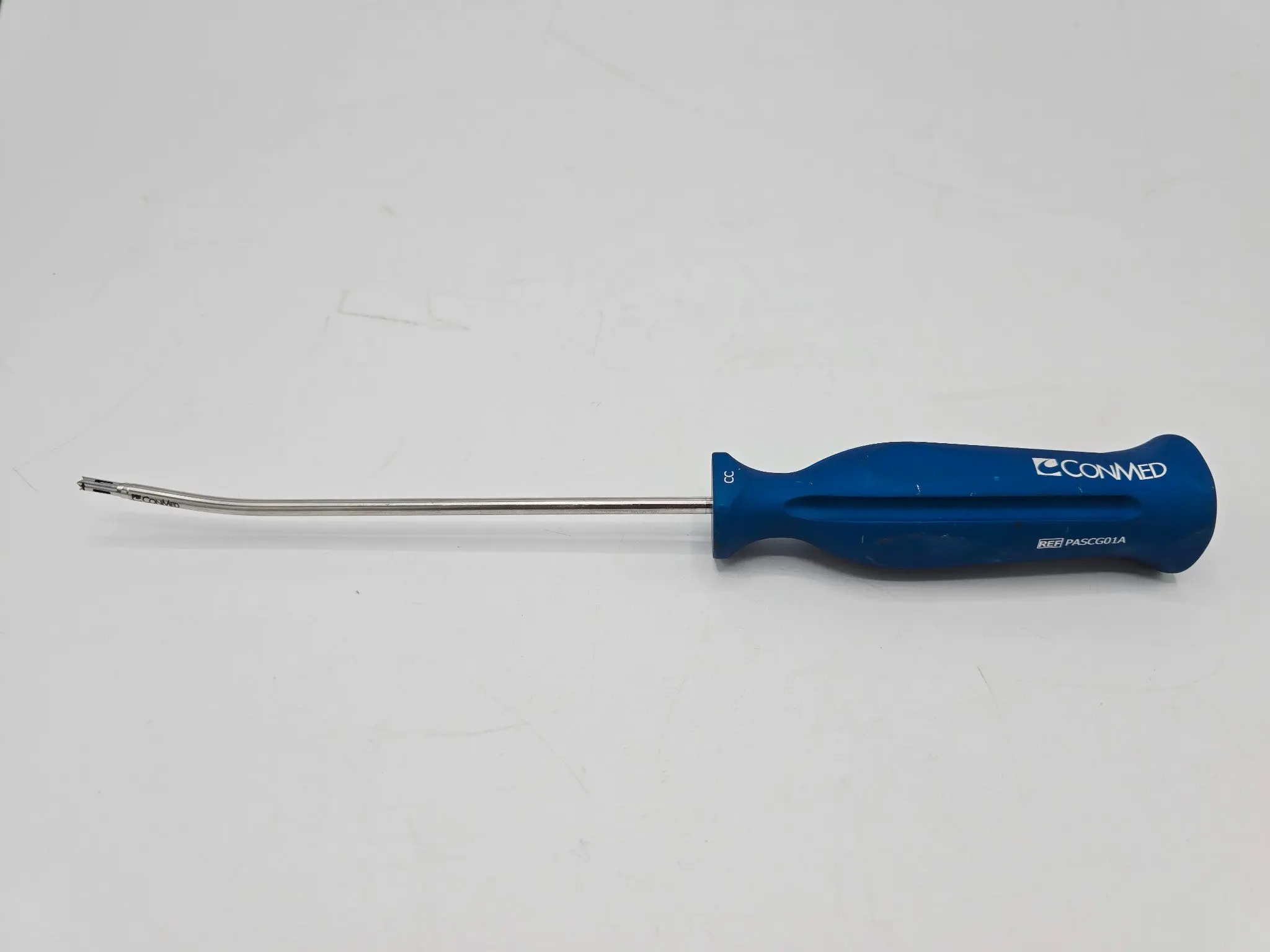 ConMed PASCG01A Paradigm ClickLok Drill Guide Curved Crown 11-3/4" - Image 2