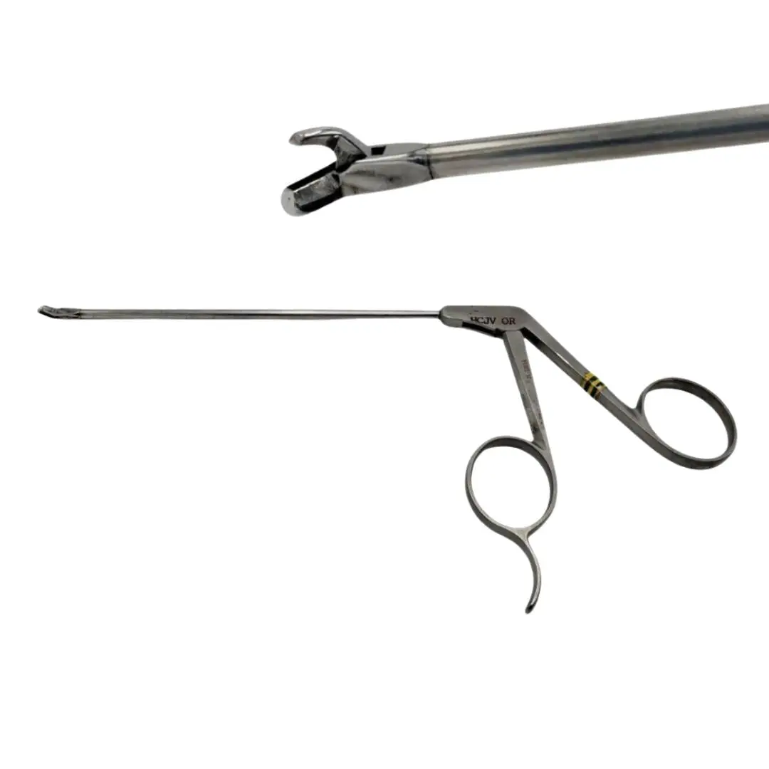 ConMed Shutt Linvatec 31.10014 Arthroscopy Forceps 3.4mm Blunt Curved Left 9"