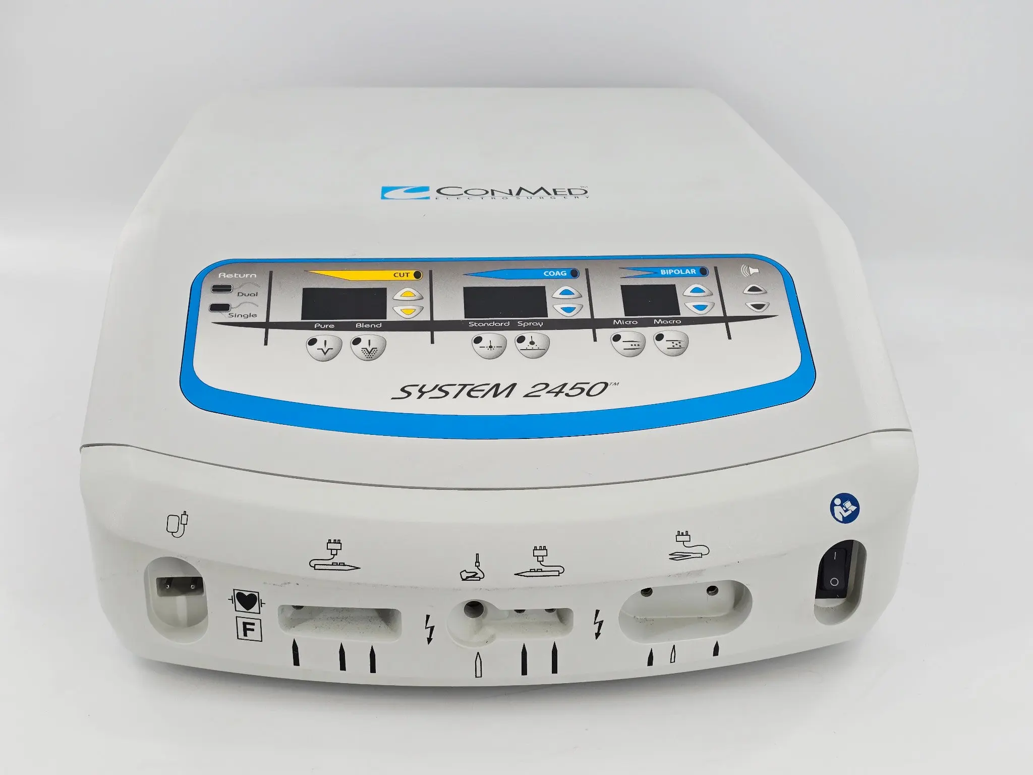 ConMed System 2450 Electrosurgical Unit w/ Dual Footswitch - Image 2