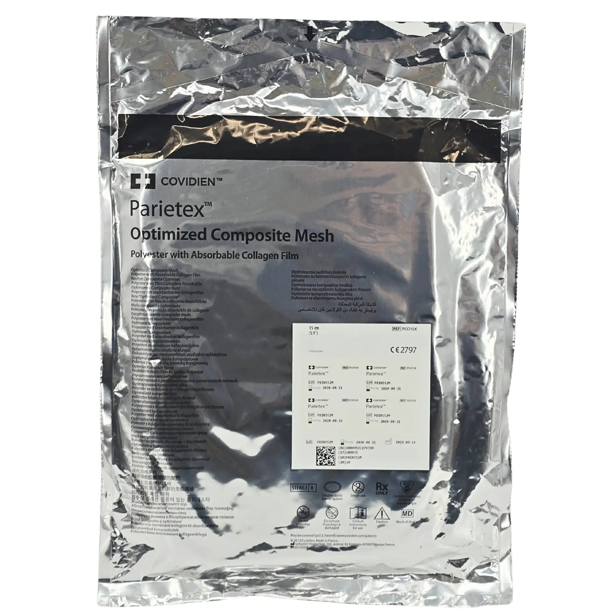Covidien Medtronic PCO15X Parietex Optimized Composite Mesh - 15cm Round