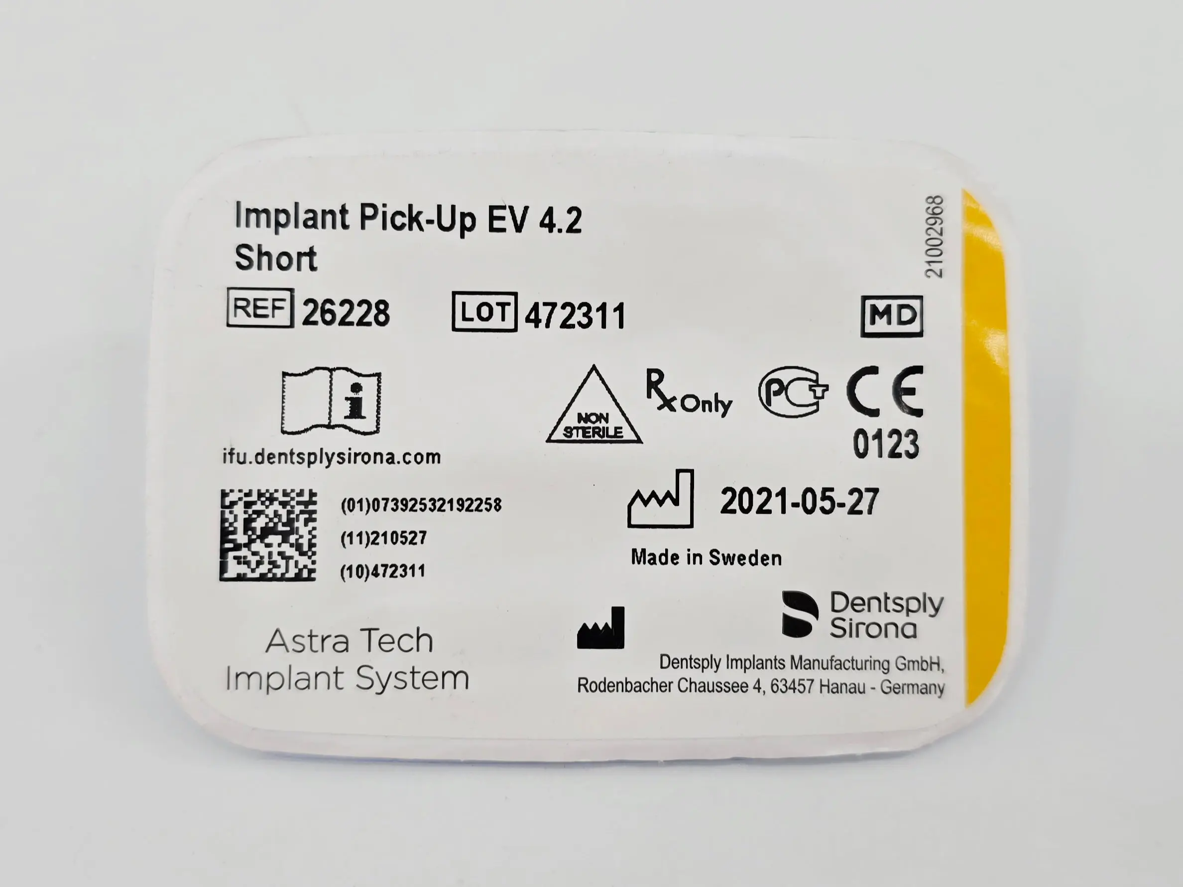 Dentsply Implants Manufacturing 26228 Implant Pick-up Ev 4.2 Short - Image 2