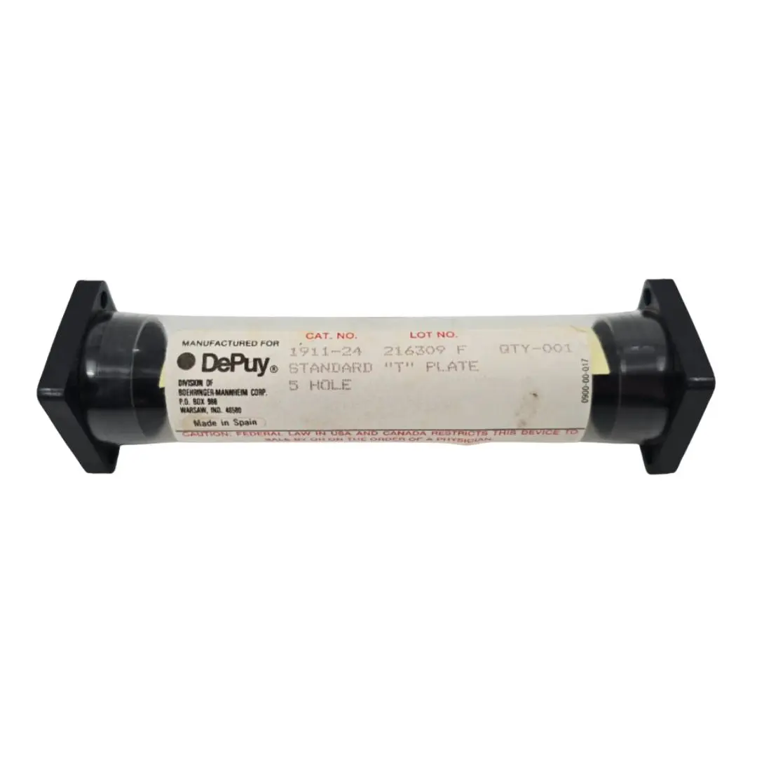 DePuy 1911-24 Standard T-Plate 5-Hole PK/1