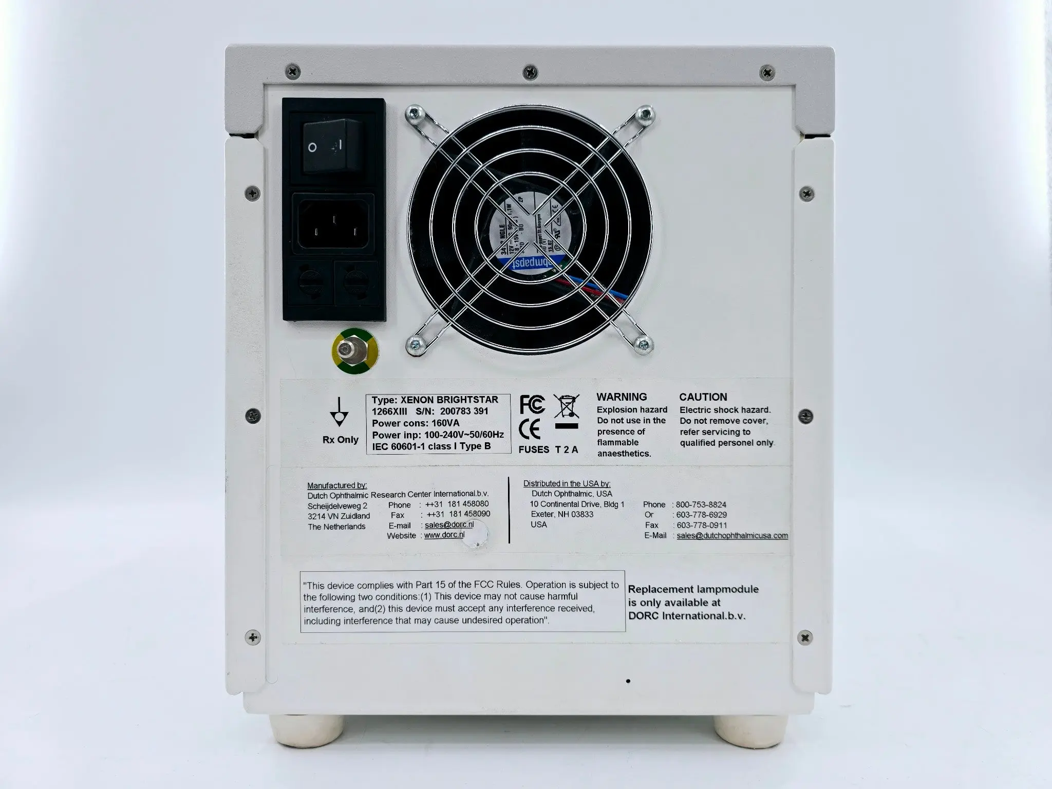DORC Xenon BrightStar Phecoemulsifier Illumination System 1266XIII - Image 5