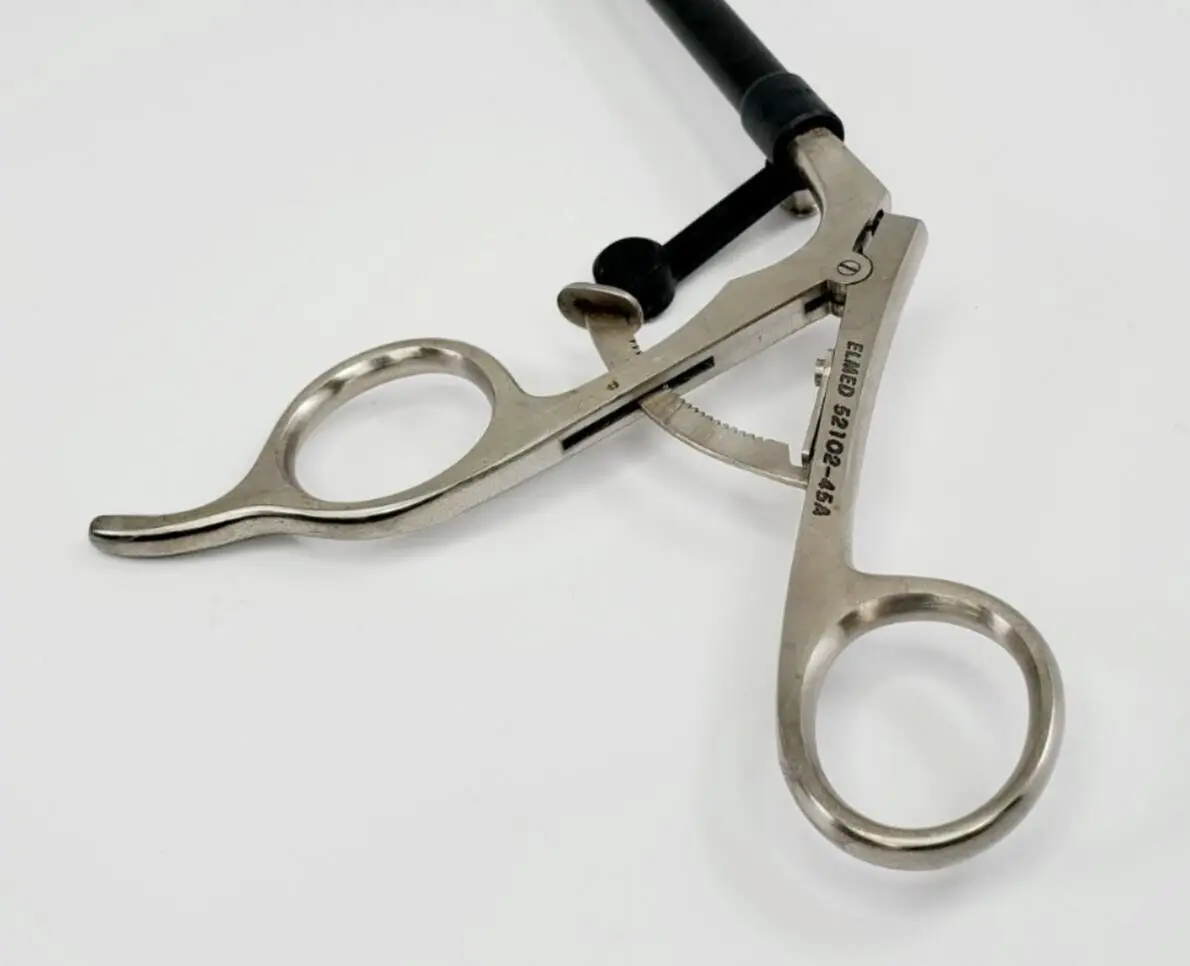 Elmed 52102-45A 10mm Schroeder Tenaculum Grasping Dissecting Forceps 18-1/4" - Image 4