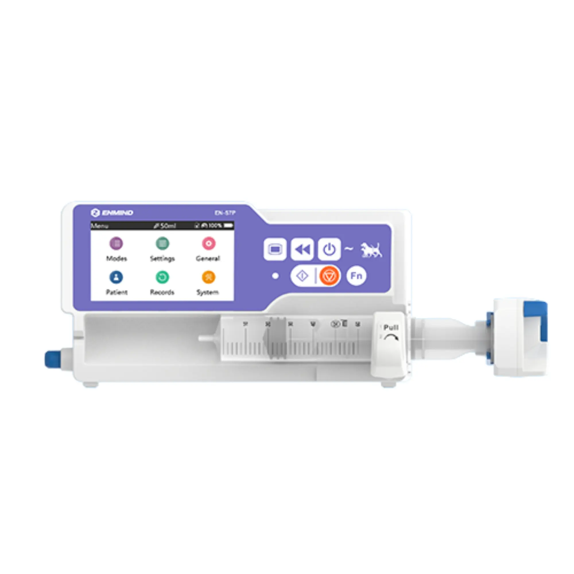 Enmind EN-S7P Veterinary Smart Syringe Pump with Integrated Fluid Heater