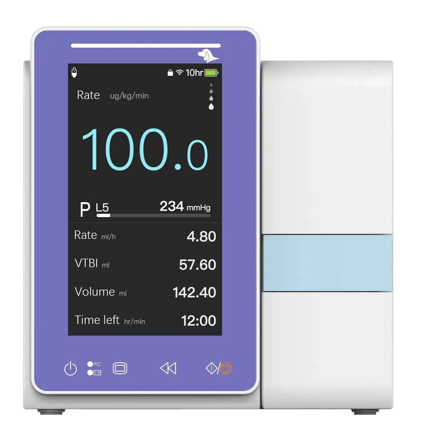 ENMIND EN-V5 Veterinary Infusion Pump 4.3" Color Touch Screen - Image 5
