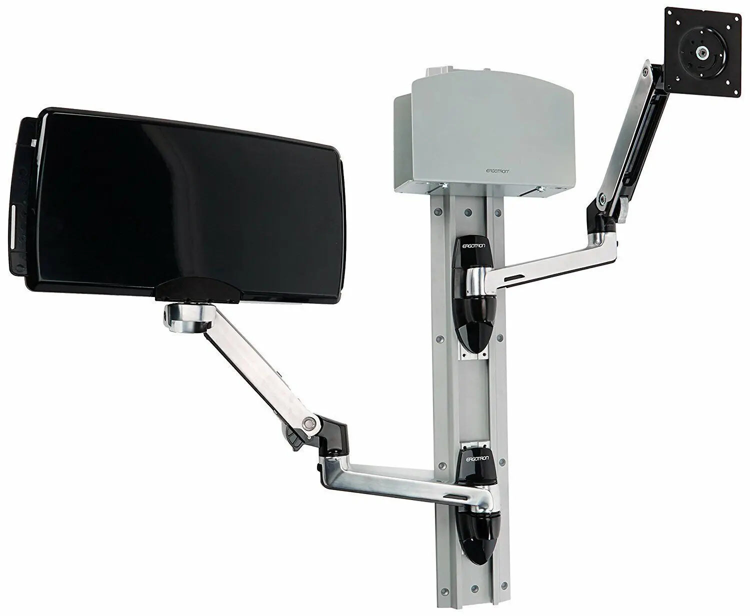 Ergotron 45-253-026 LX Wall Mount System with a Small CPU Holder - Image 3